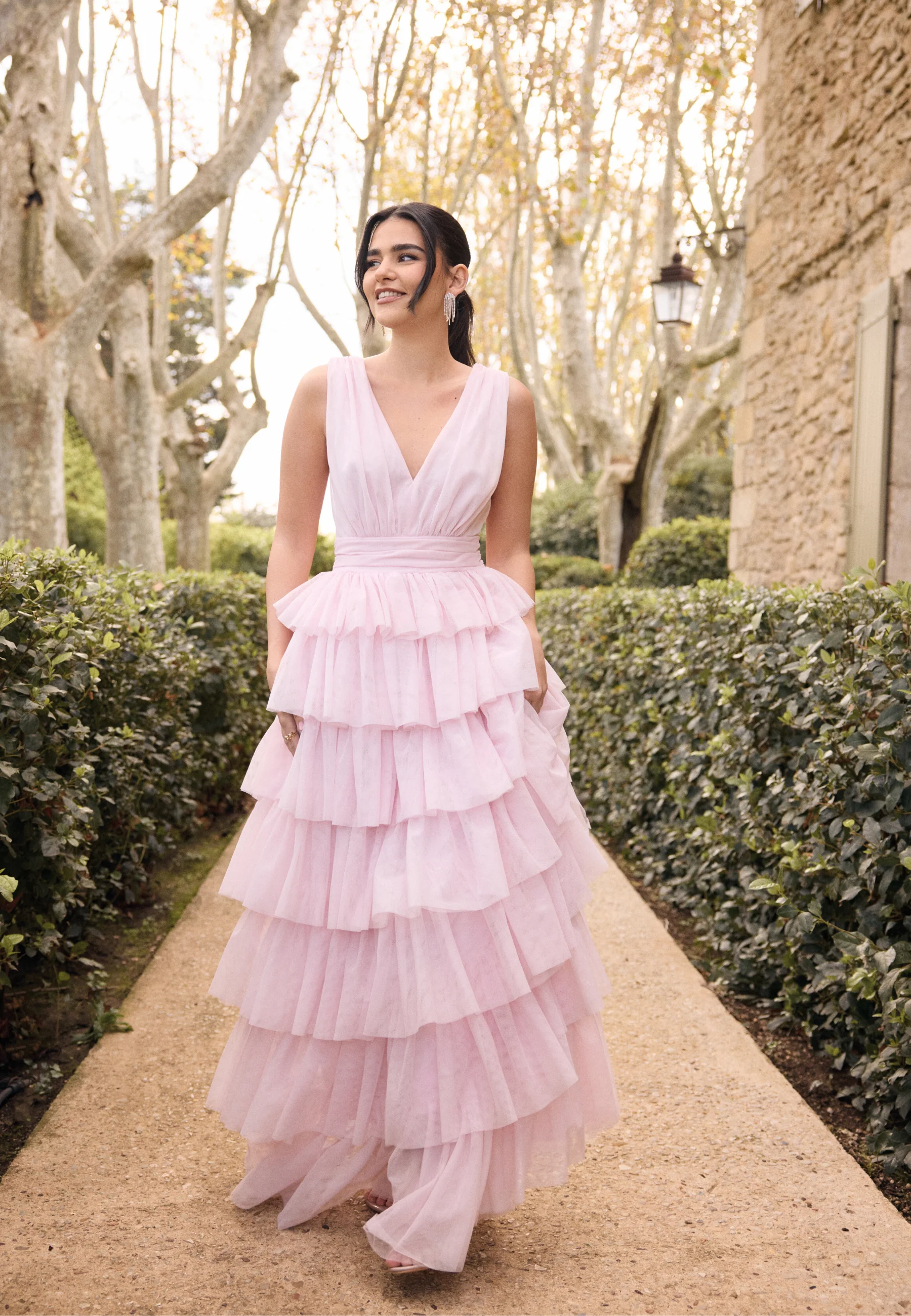 Tulle Frill Gown - Image 2