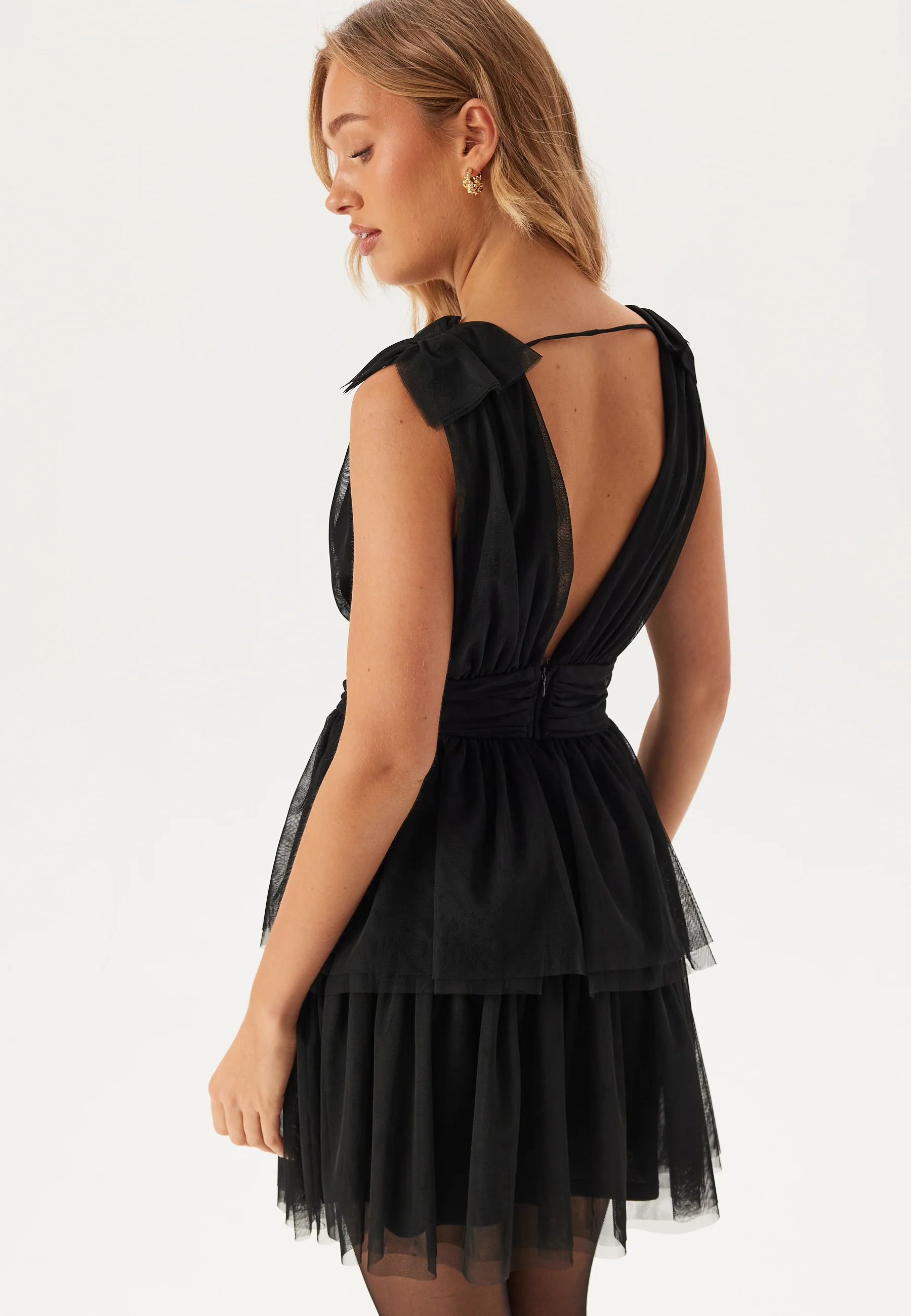 Tulle Frill Short Dress - Image 2