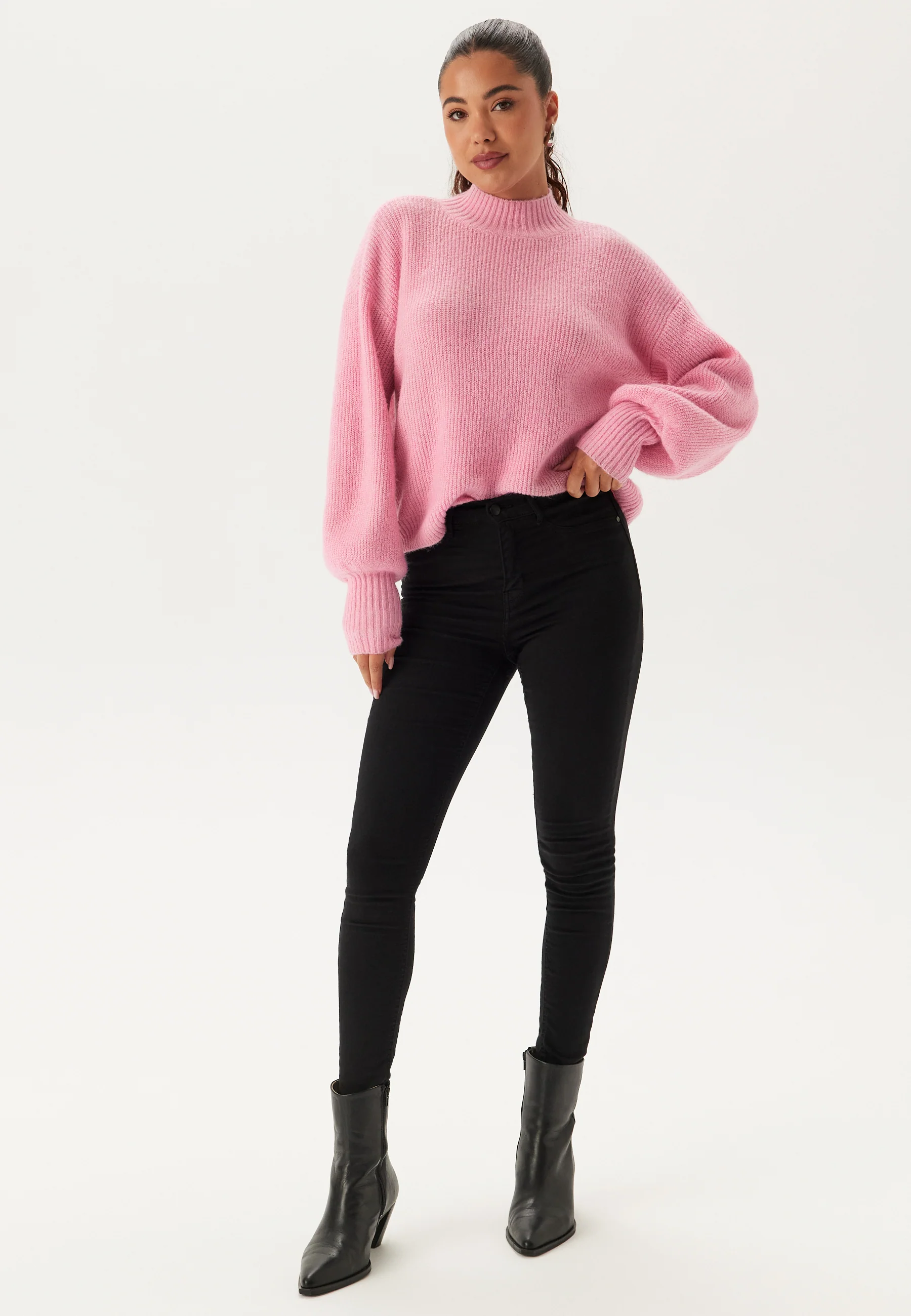 Turtleneck Knitted Sweater - Image 3