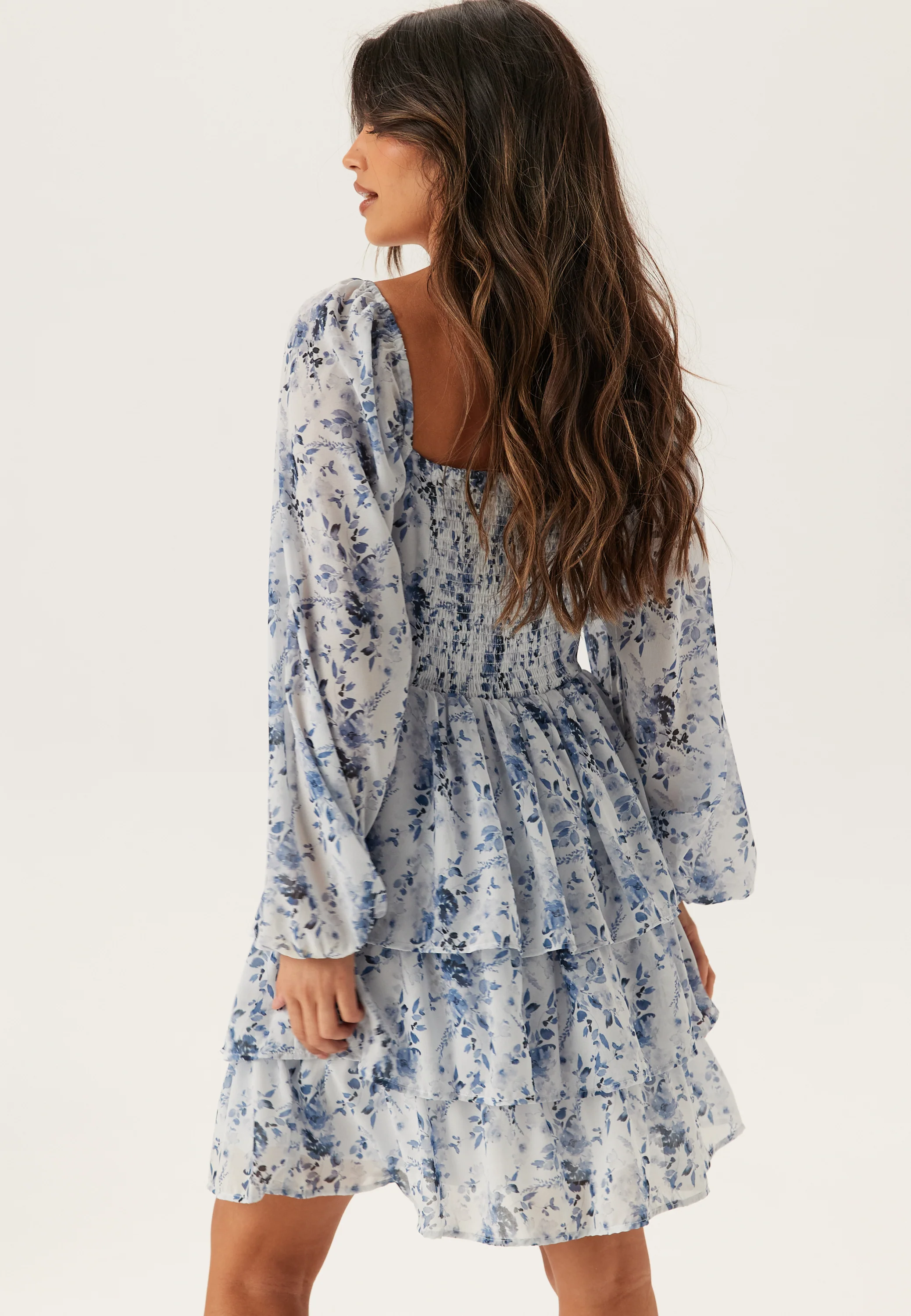 Twist Detail Flounce Dress - Image 3