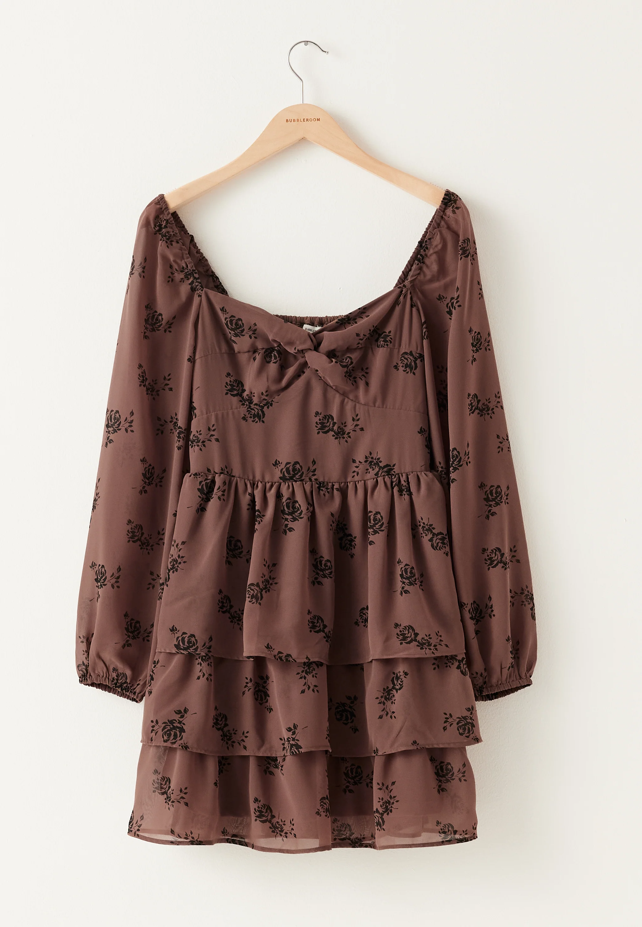 Twist Detail Flounce Dress - Image 5