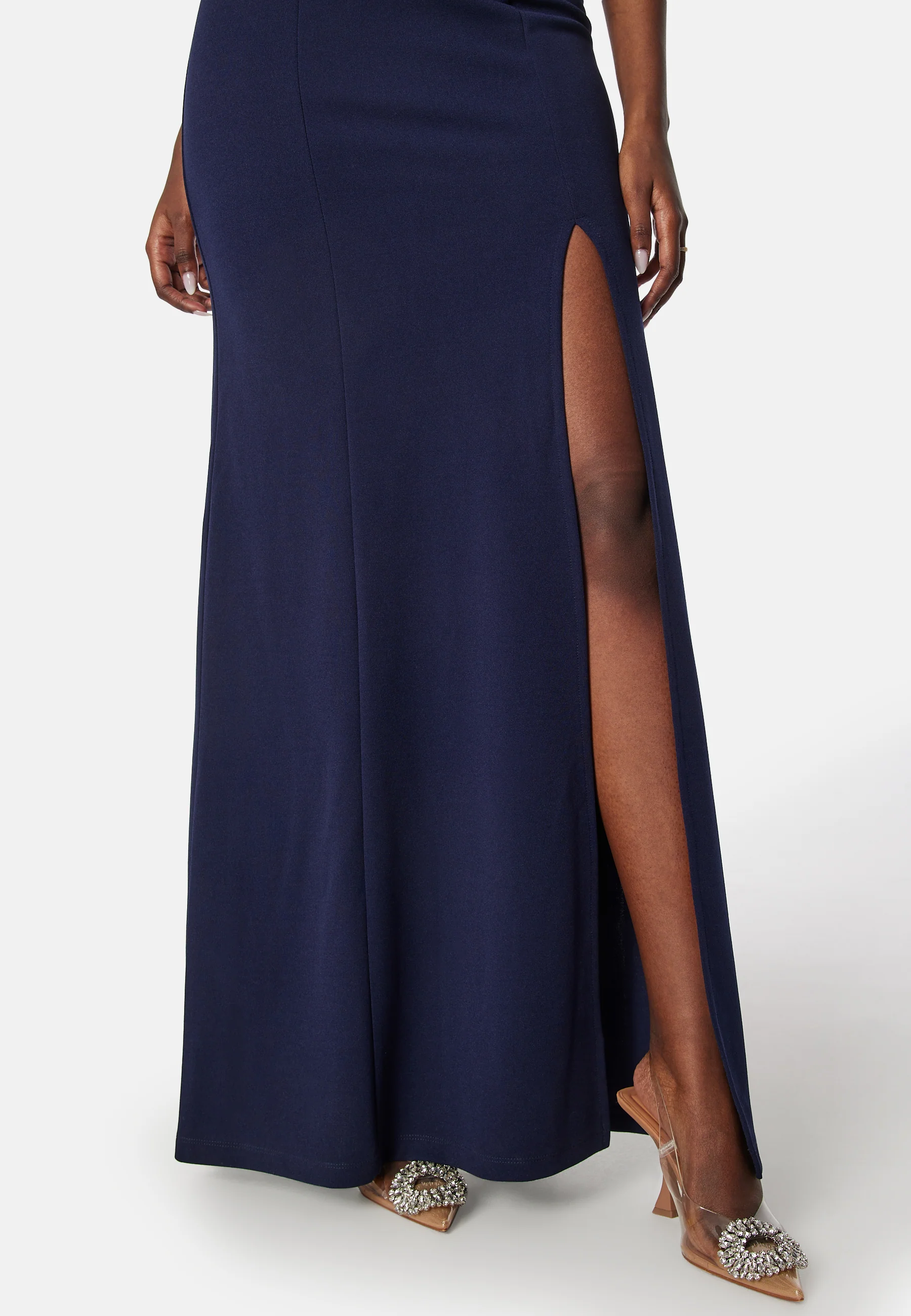 Twist Off Shoulder Gown - Image 3