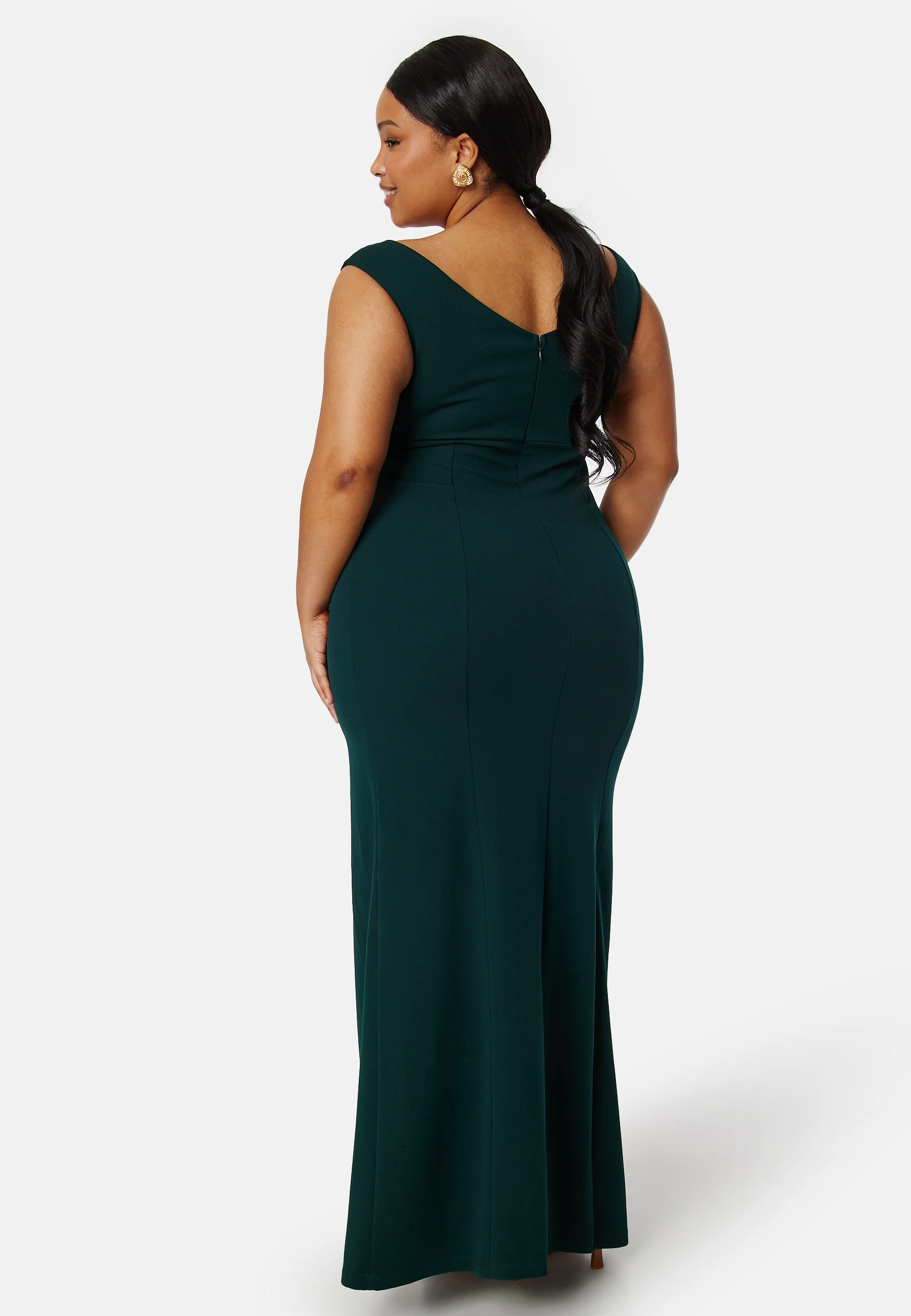 Twist Off Shoulder Gown - Image 7