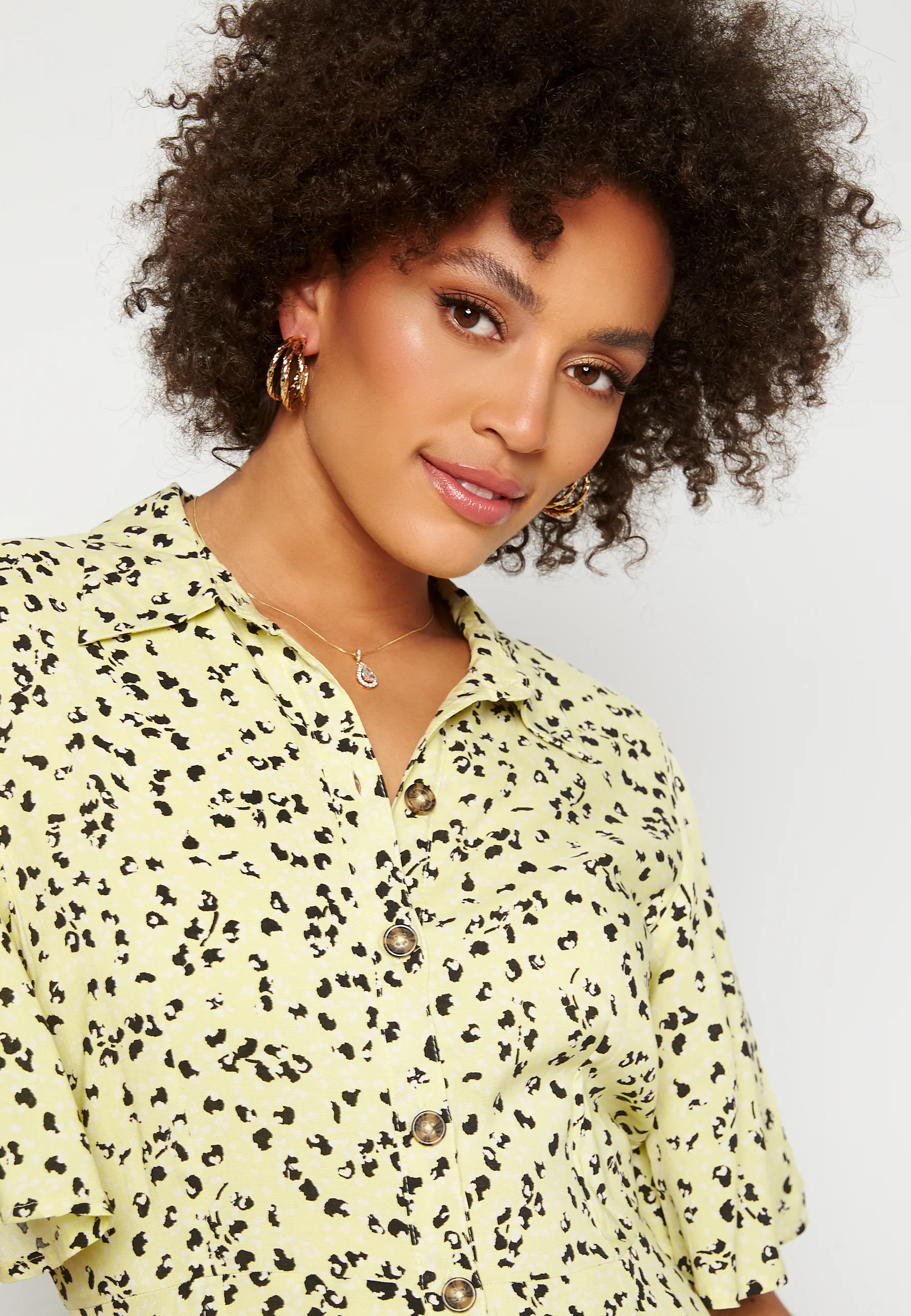 Uma 2/4 Short Shirt Dress - Image 4