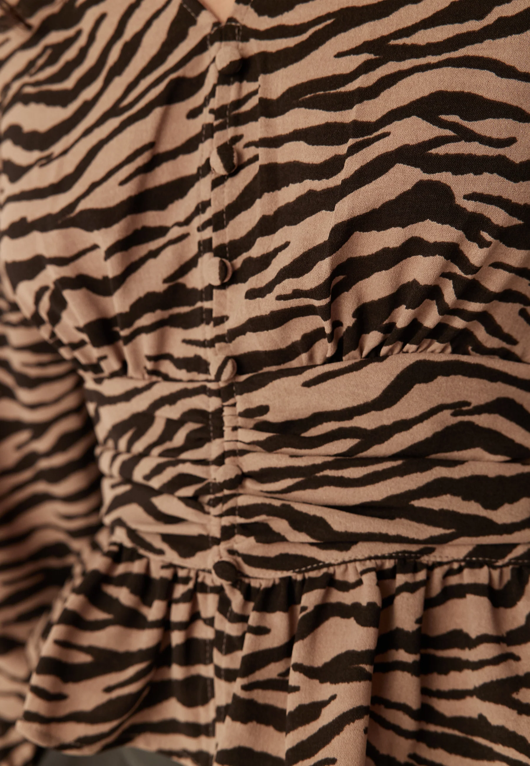 V-neck Button Blouse - Image 4