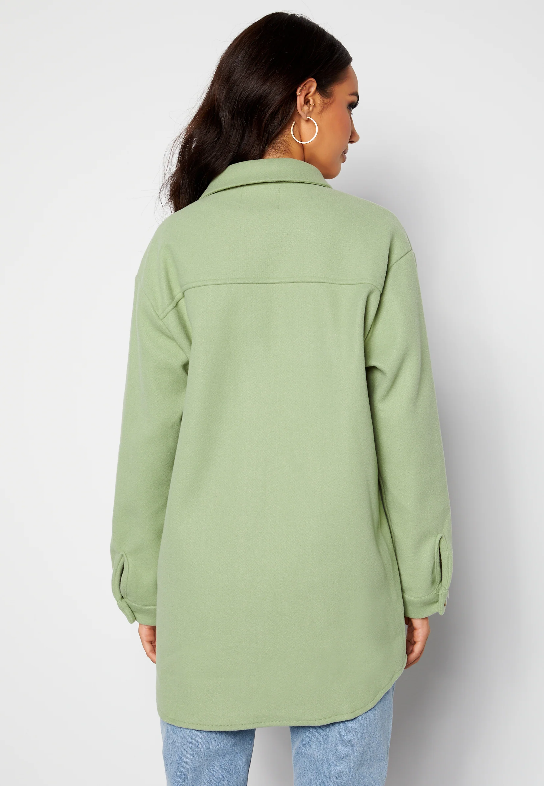 Valentina L/S Check Shacket - Image 4