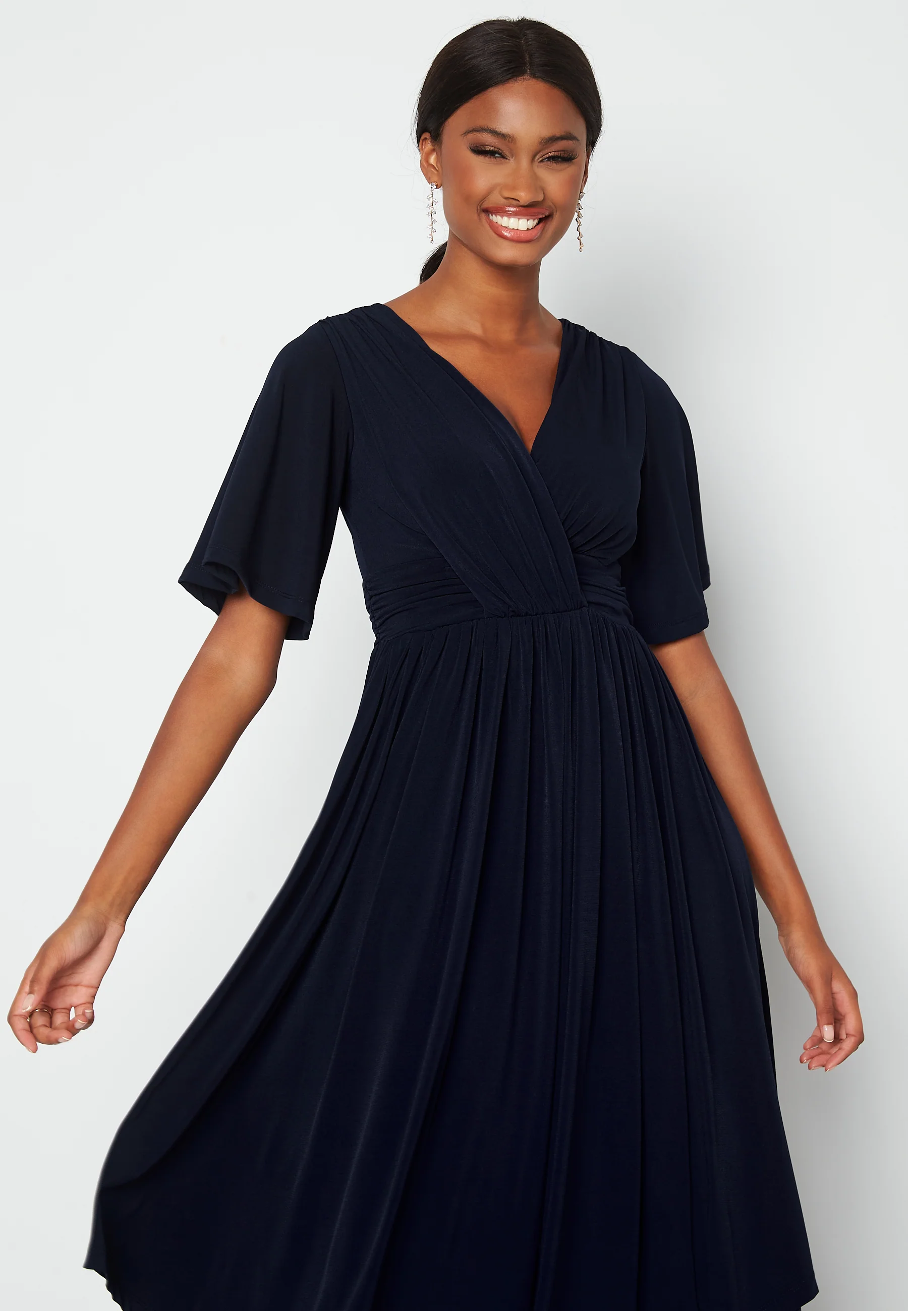 Valeria Butterfly Sleeve Dress - Image 2