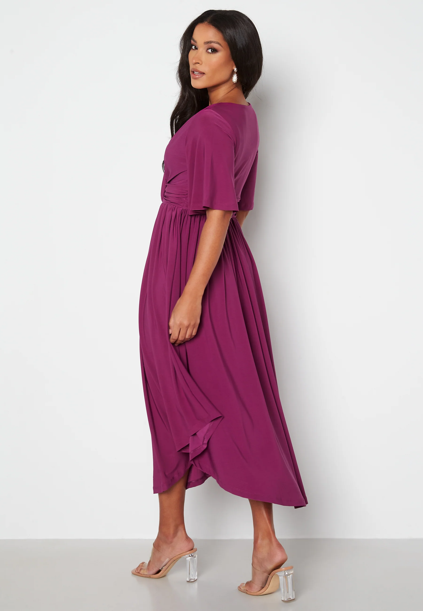 Valeria Butterfly Sleeve Dress - Image 2