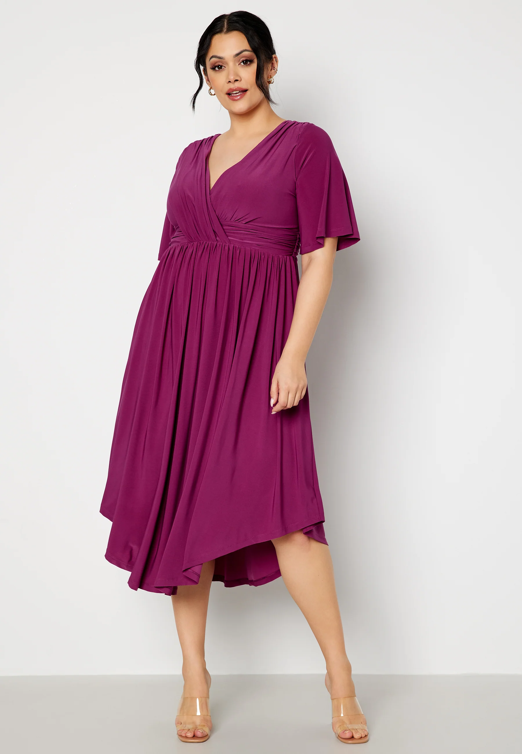 Valeria Butterfly Sleeve Dress - Image 5