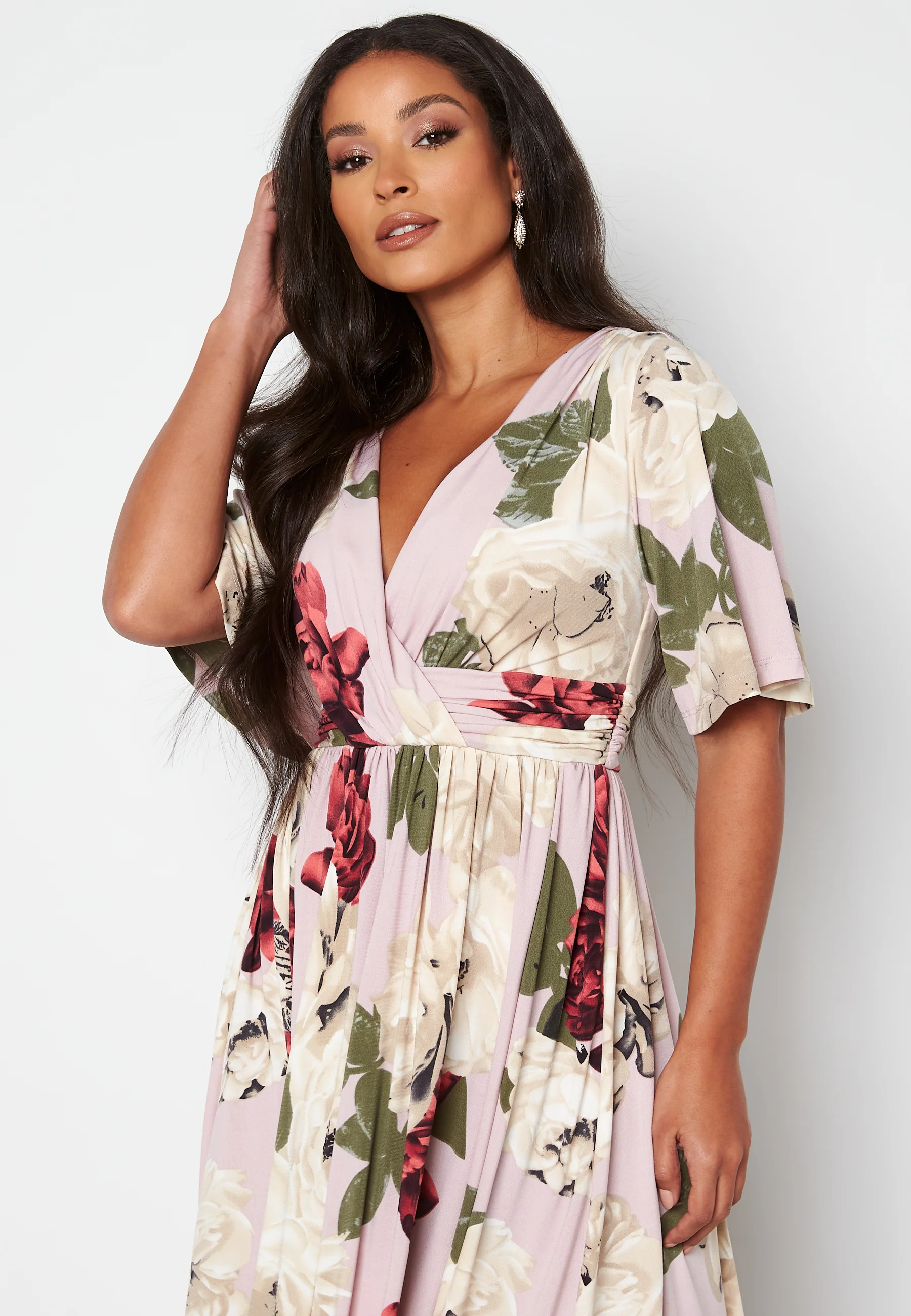 Valeria Butterfly Sleeve Dress - Image 4