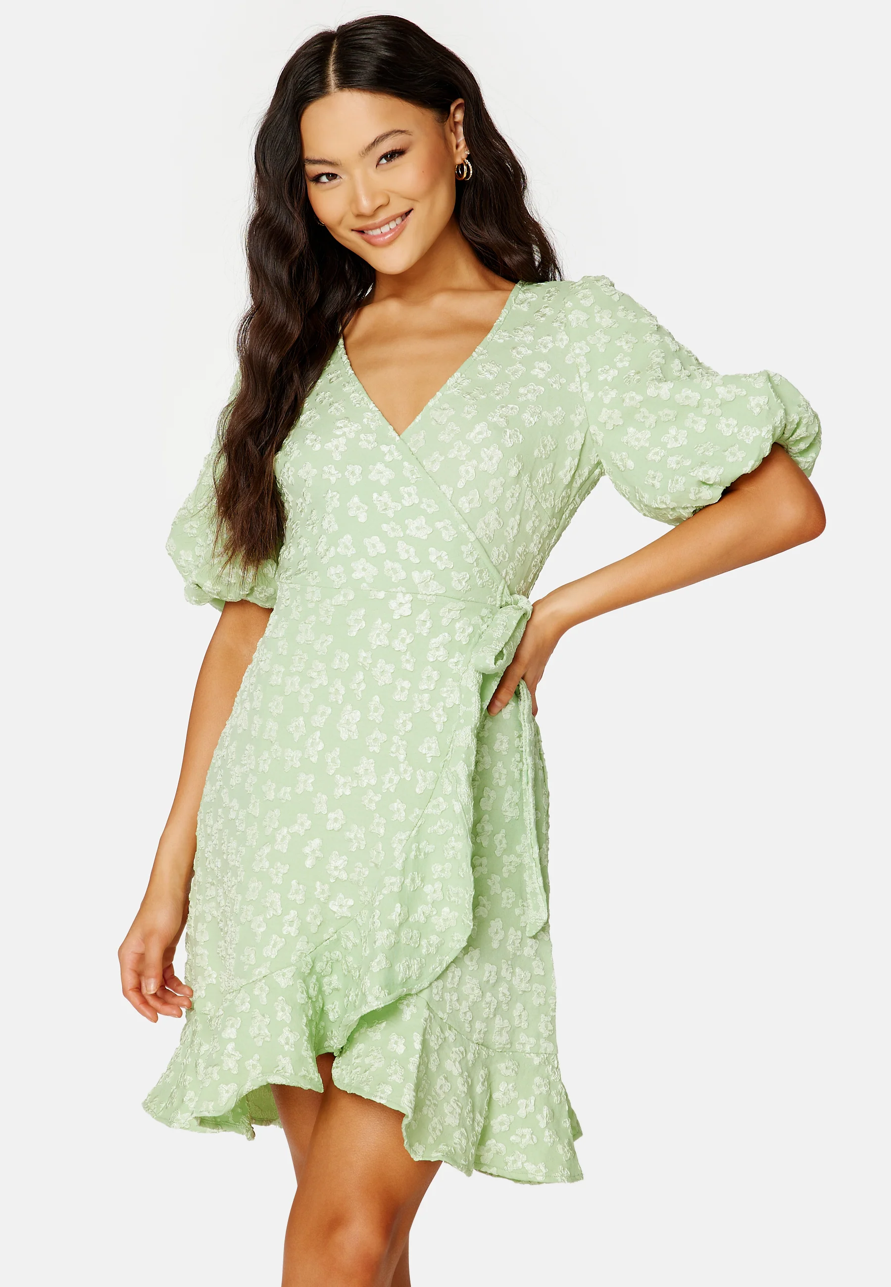 Vea 2/4 Wrap Dress - Image 2