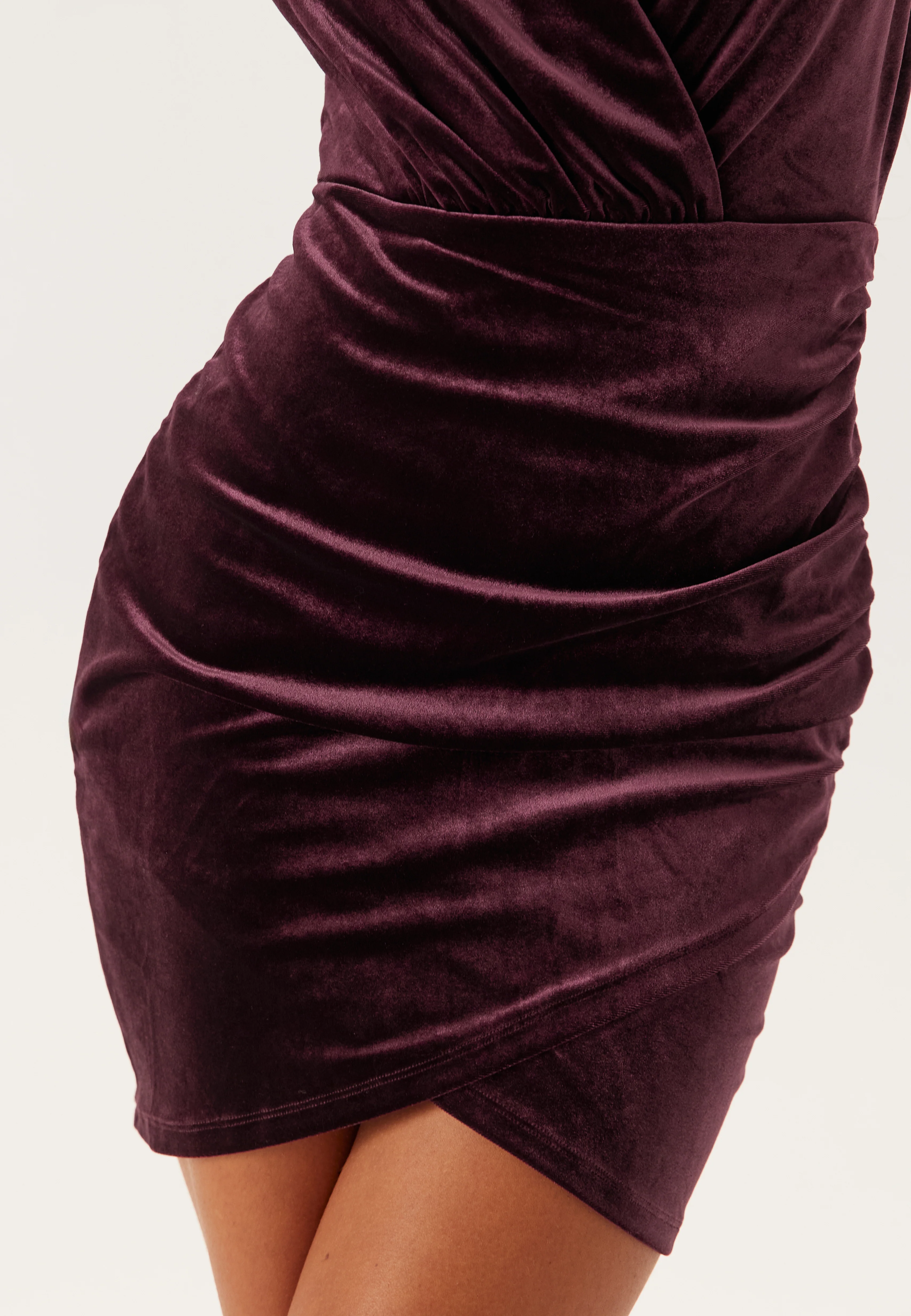 Velvet Wrap Dress - Image 5
