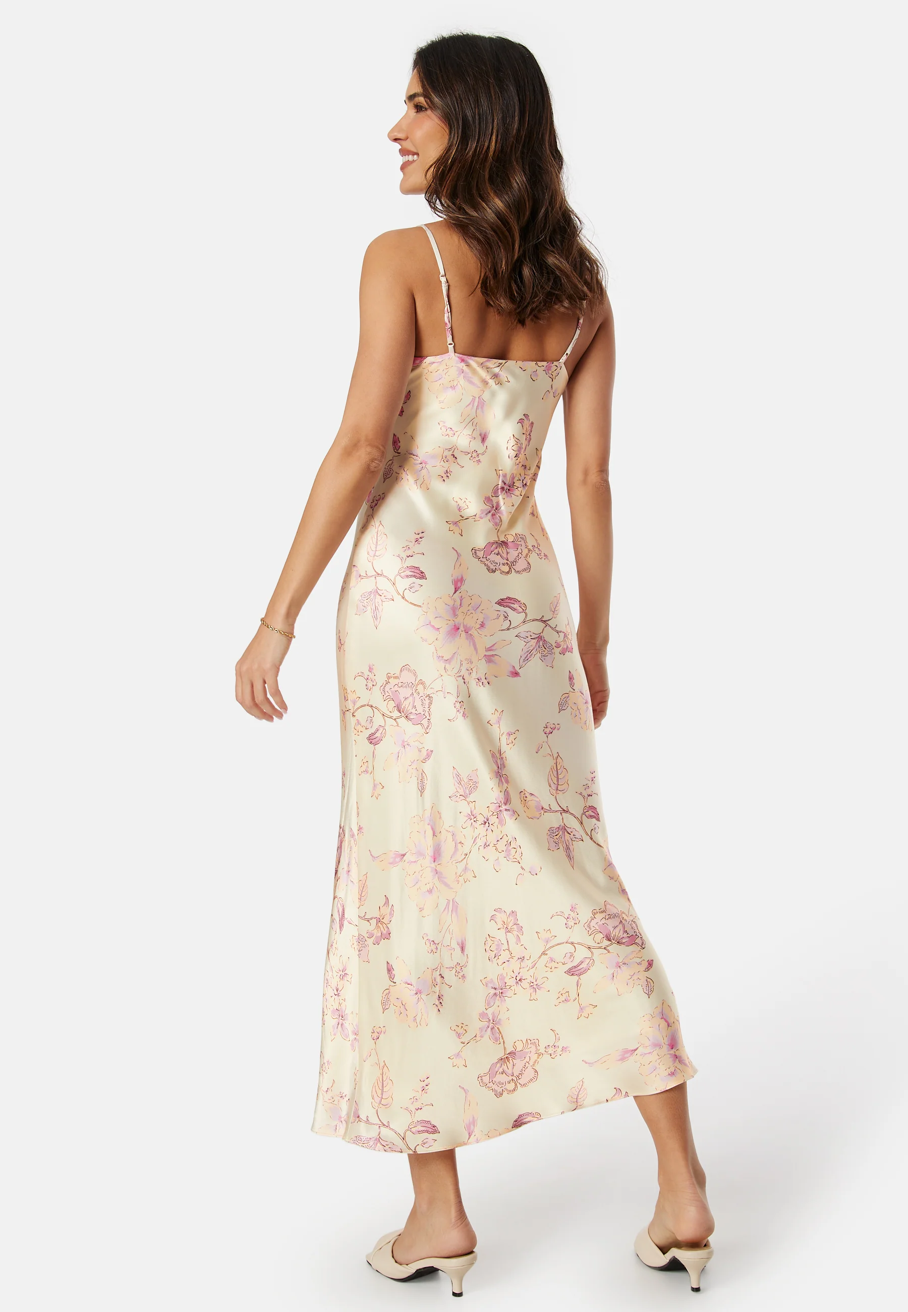 Veronica Satin Slip Dress - Image 2