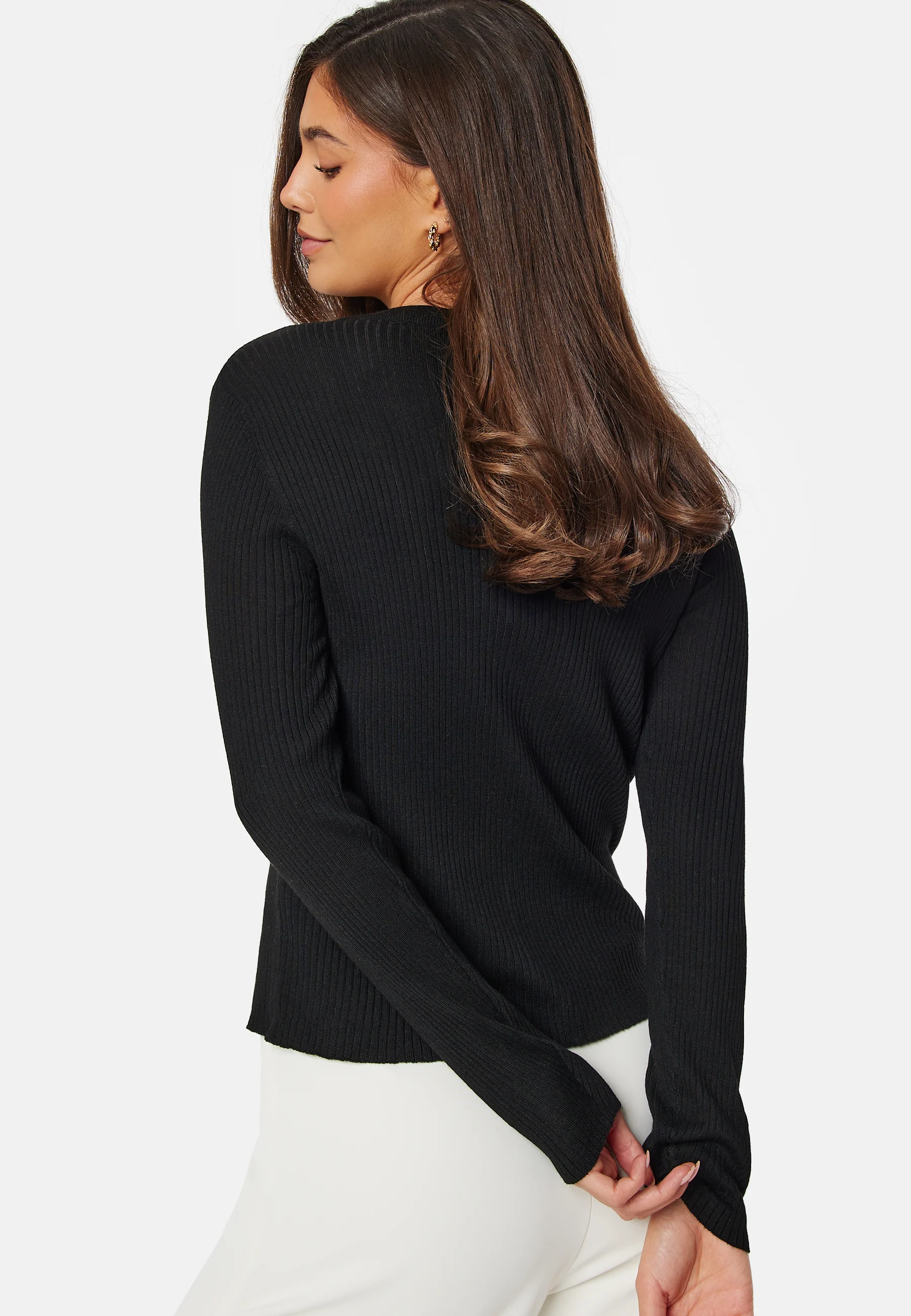 Viabella Rib L/S Knit Top - Image 2