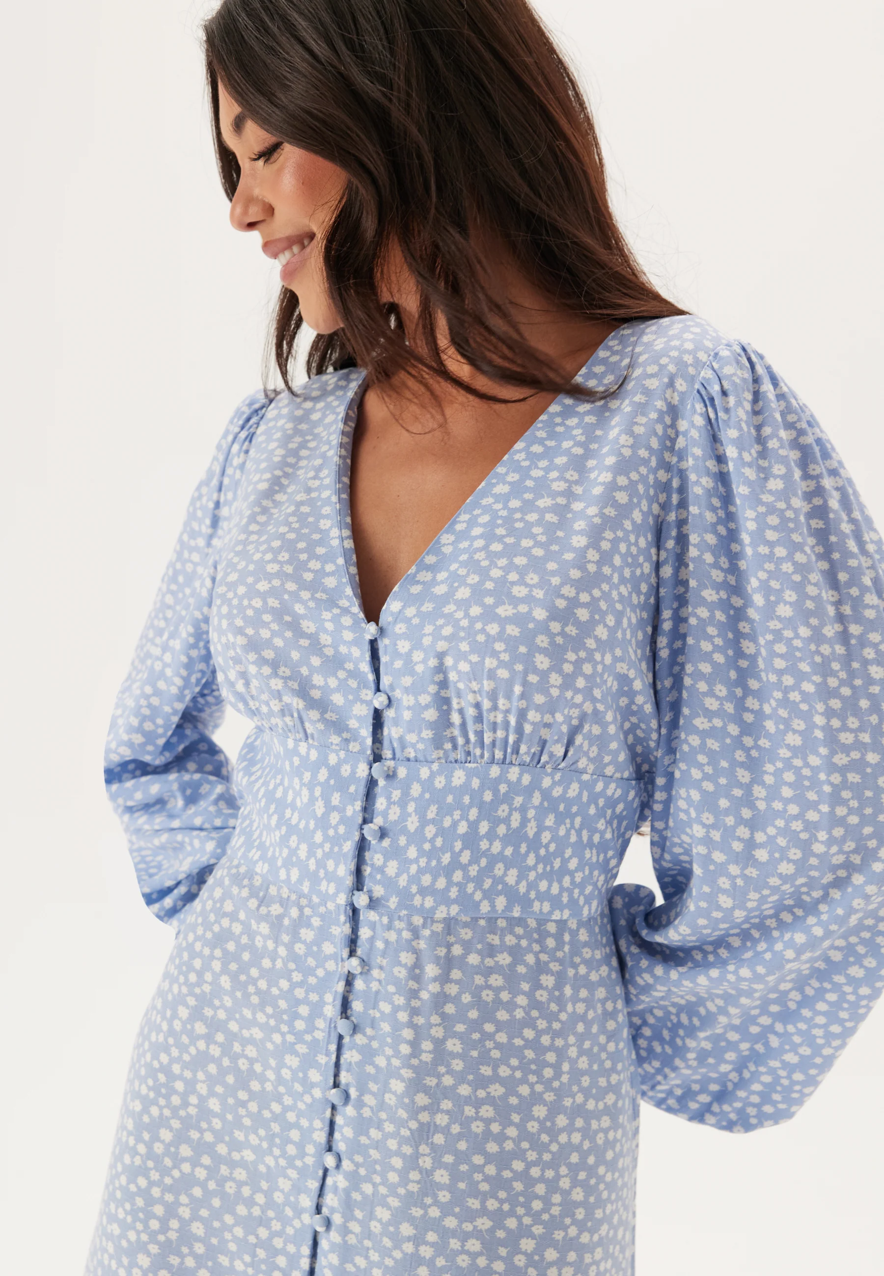 Vianna L/S V-Neck Dress - Image 2
