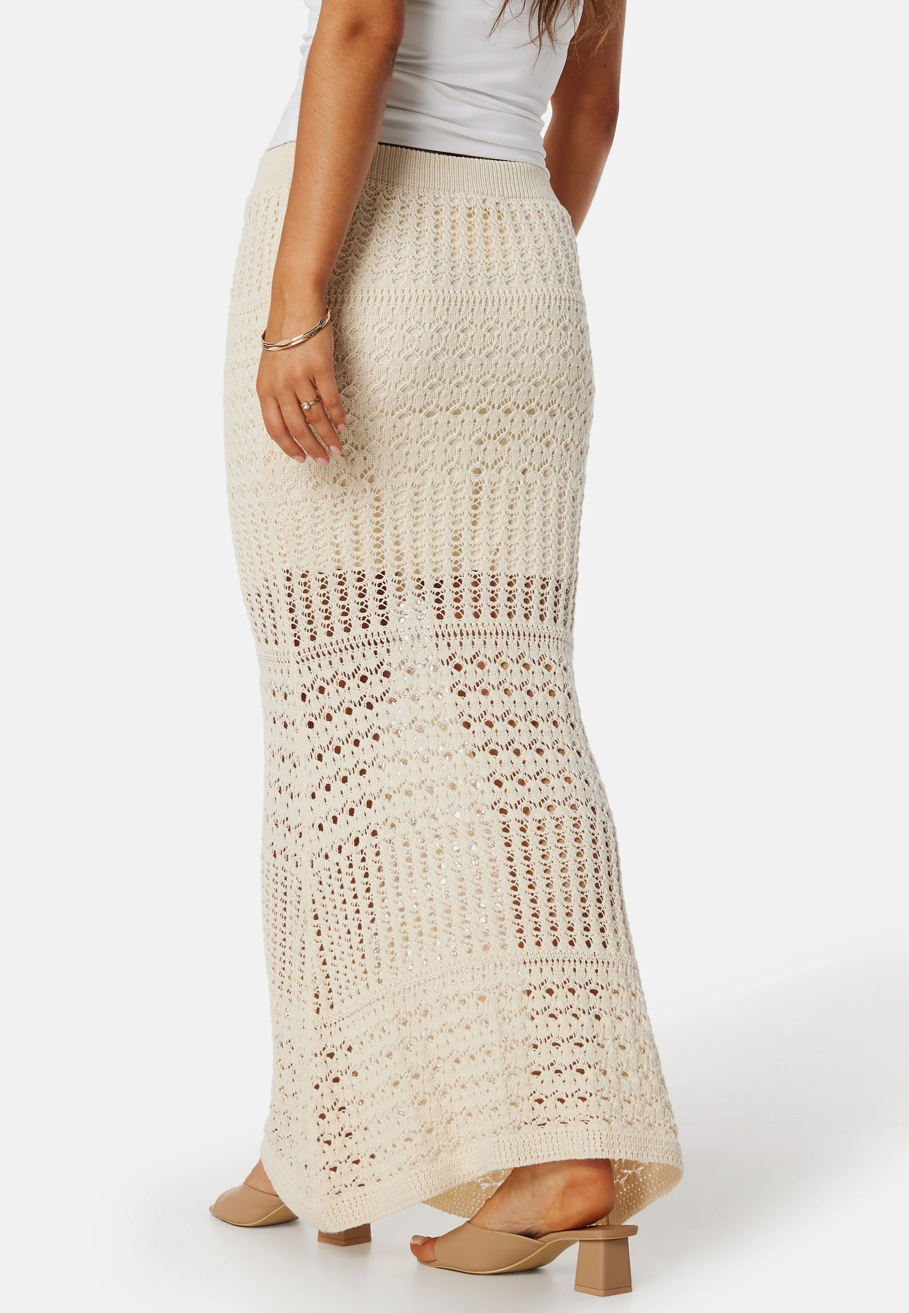 Vibella High Waist Ankle Knit Skirt - Image 4
