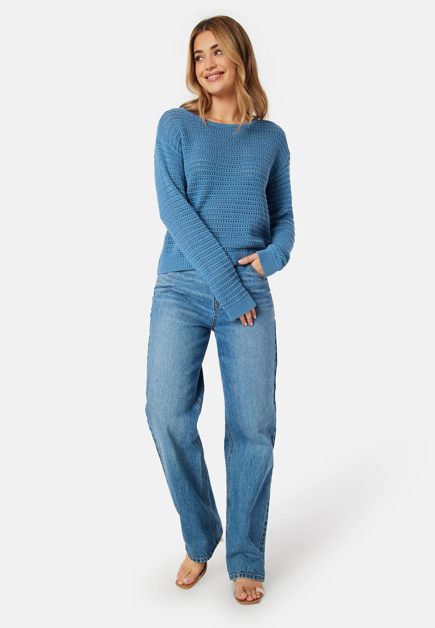 Vibellisina Boatneck L/S Knit Top - Image 4