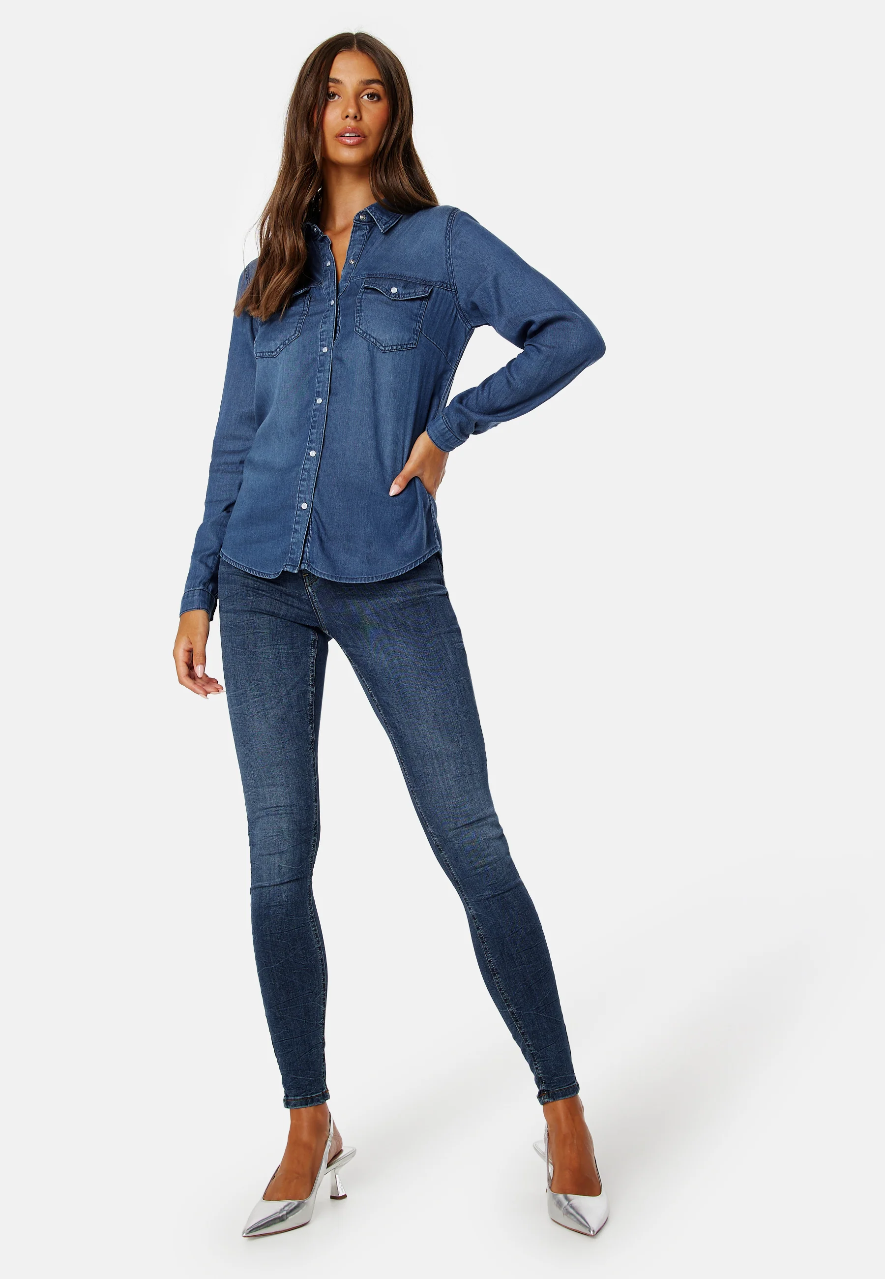 Vibista Denim Shirt - Image 2