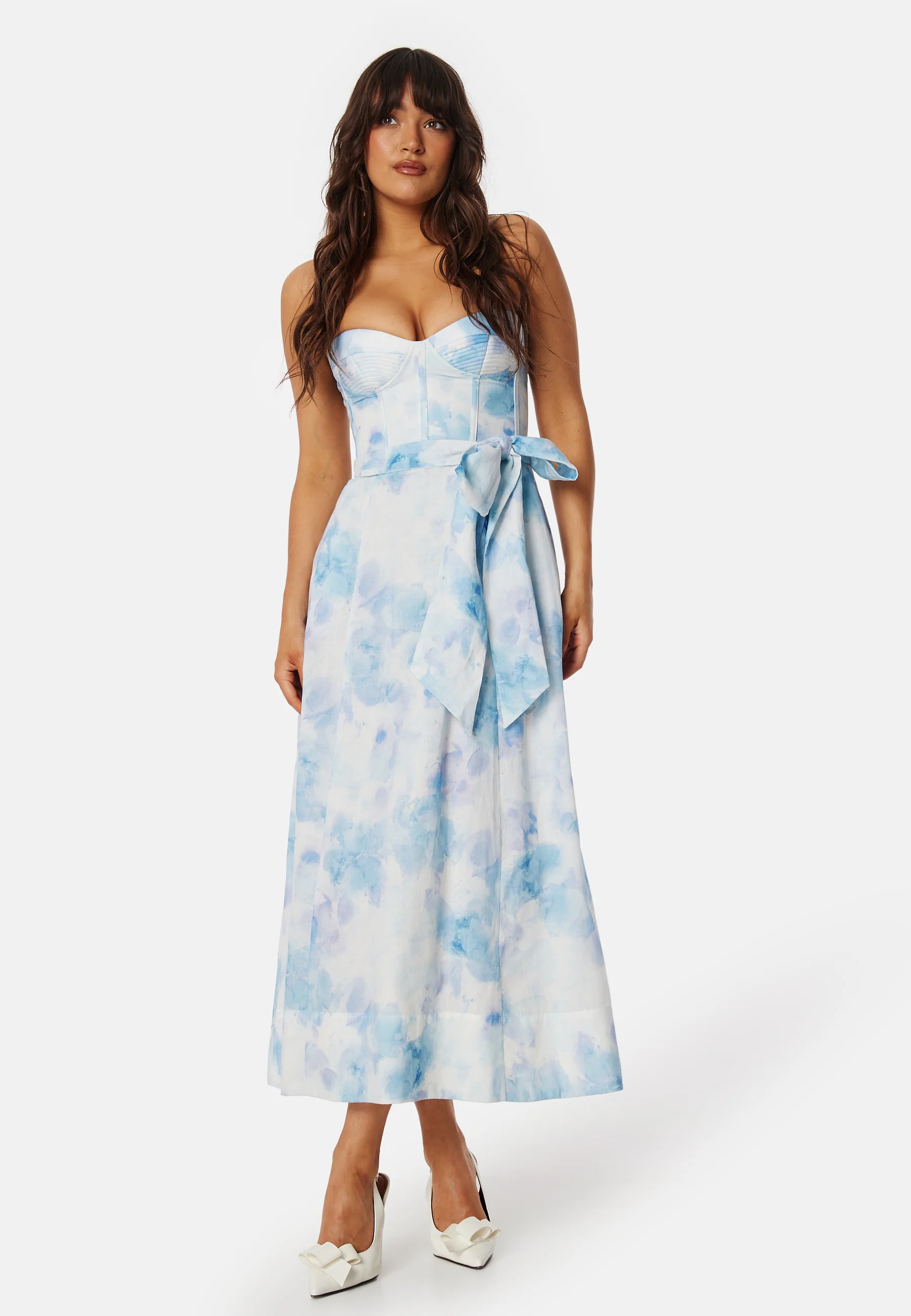 Vibrant tie dye midi dress - Image 3