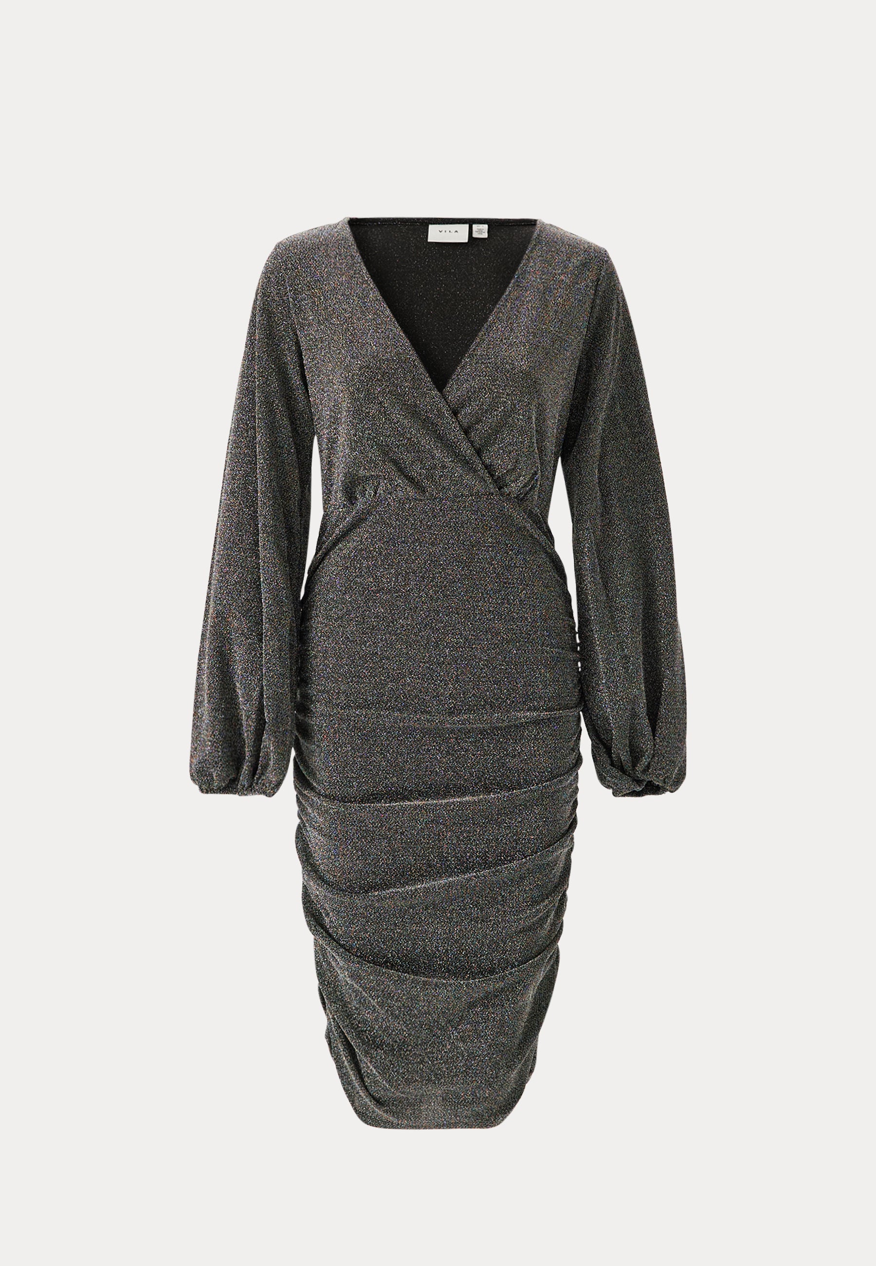 Vicaro L/S V-NECK MIDI DRESS V - Image 4