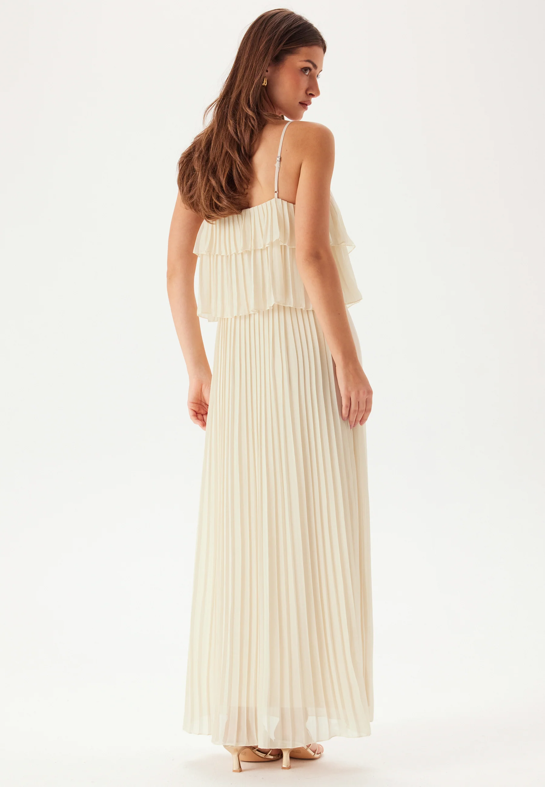 Vichiffon Singlet Pleats Dress - Image 2