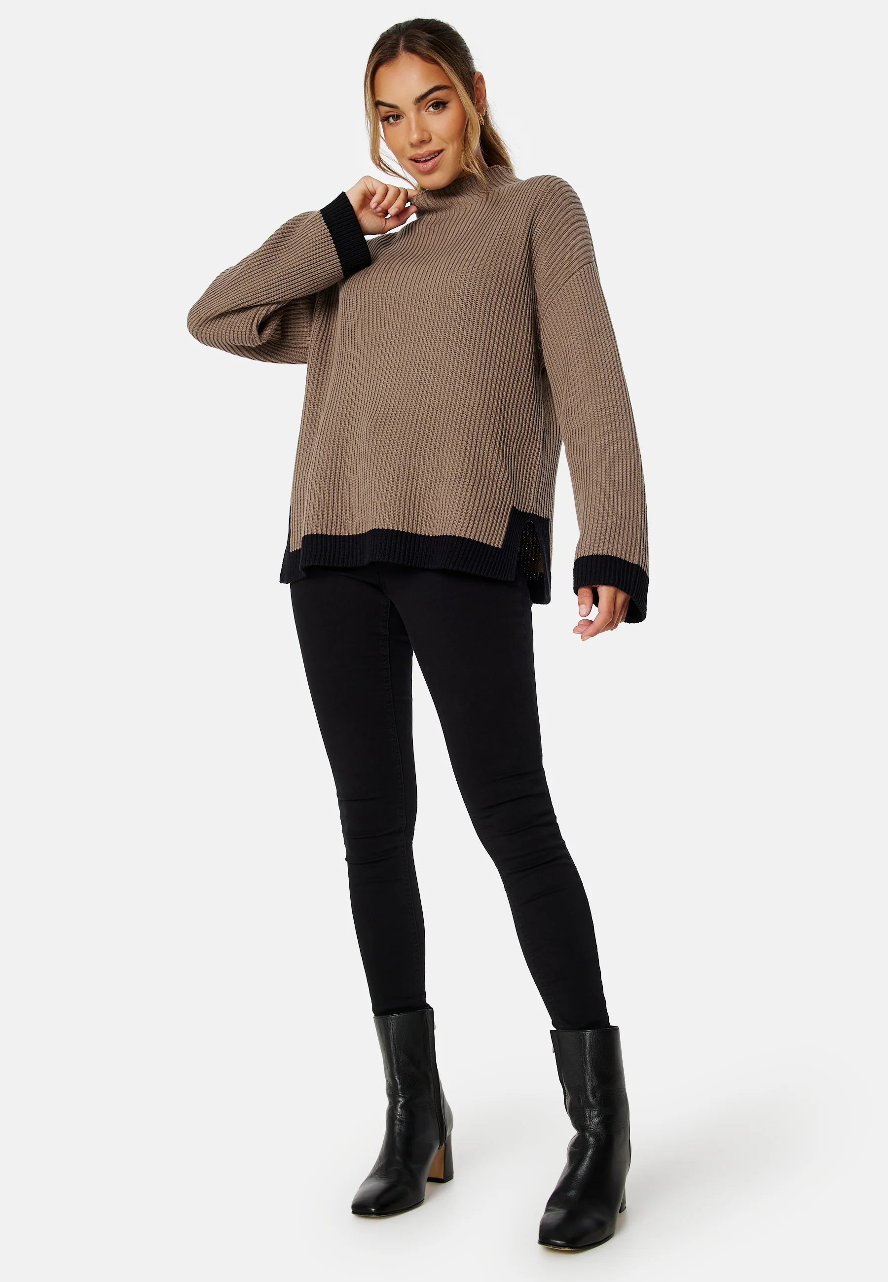 Viching L/S FunnelneckKnit Top - Image 2
