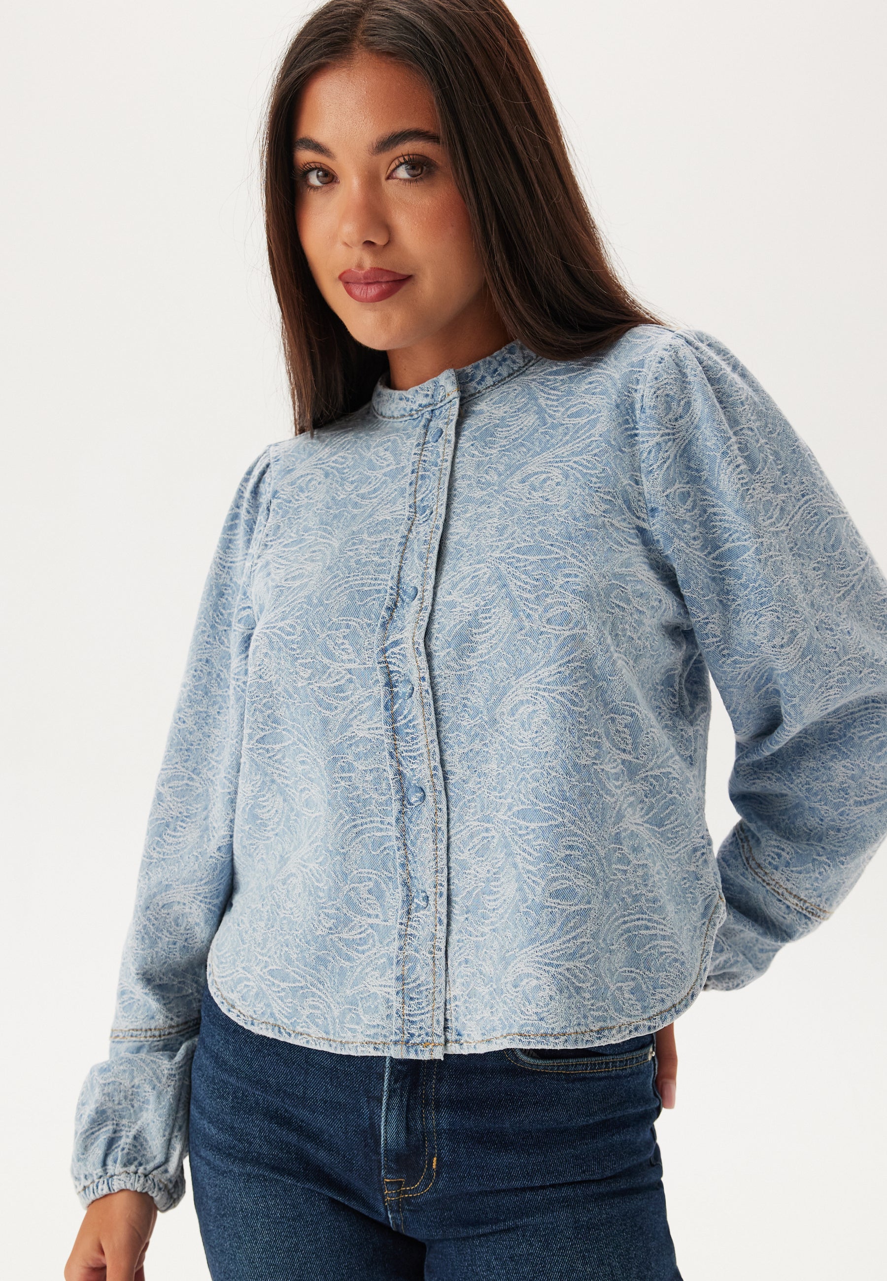 Vichris L/S DENIM SHIRT DENIM - Image 2