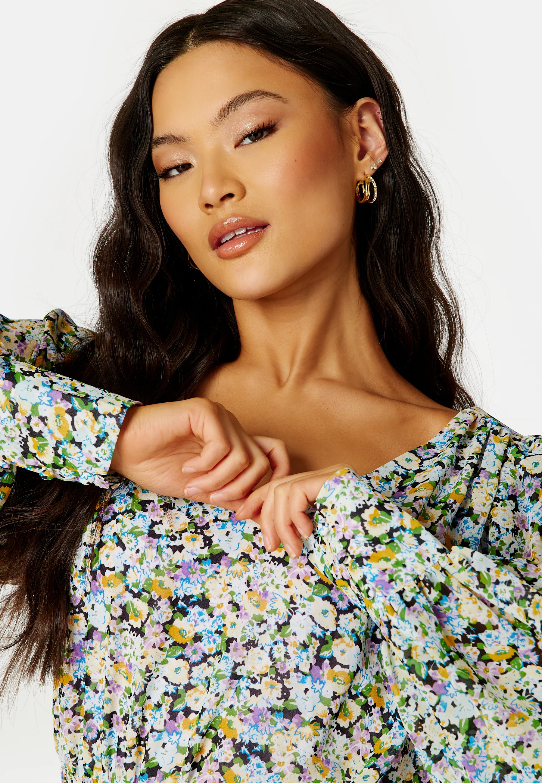 Victoria V-Neck L/S Dress - Image 4