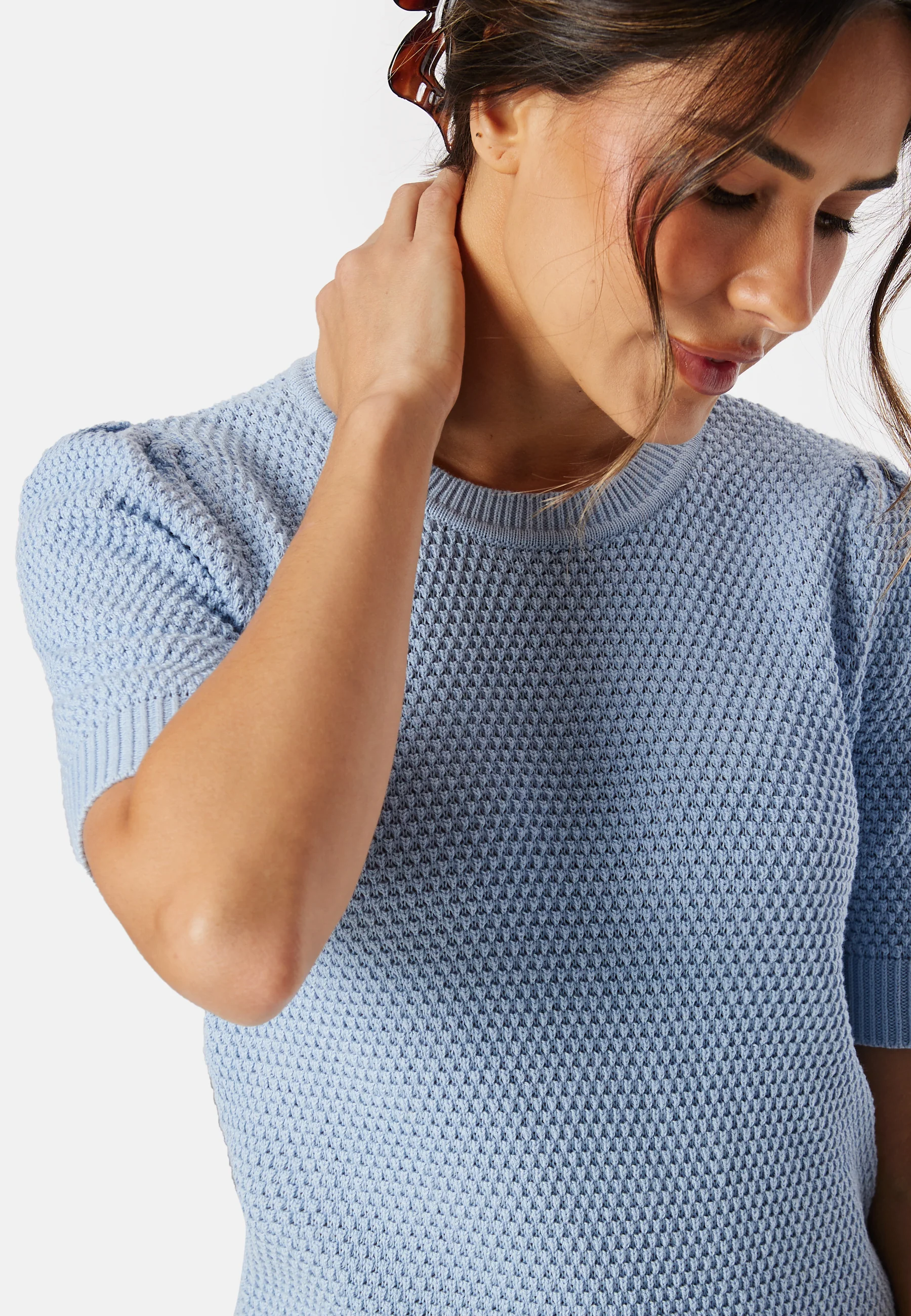 Vidalo O-Neck S/S knit top - Image 6