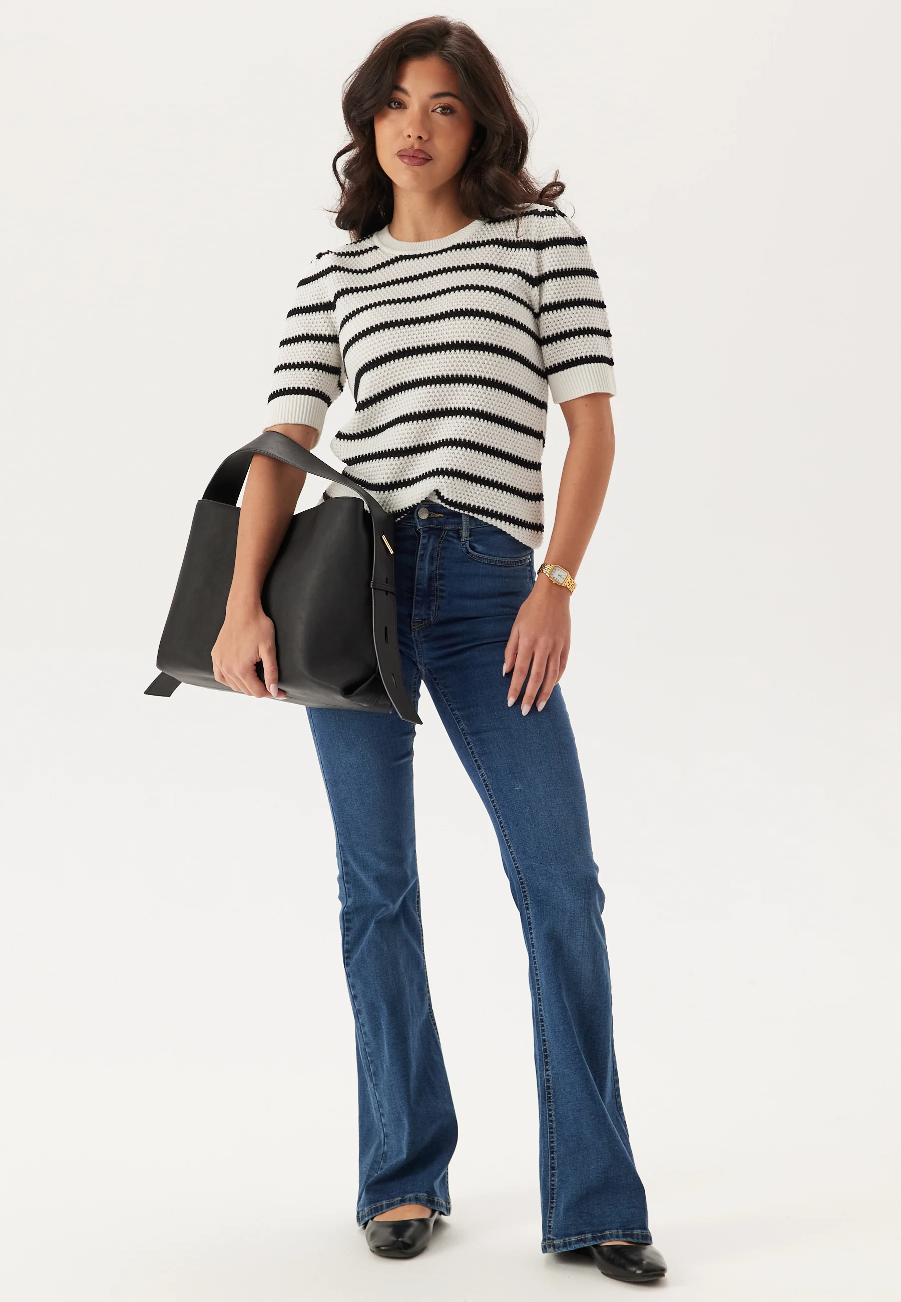 Vidalo O-neck S/S STRIPE KNIT - Image 3