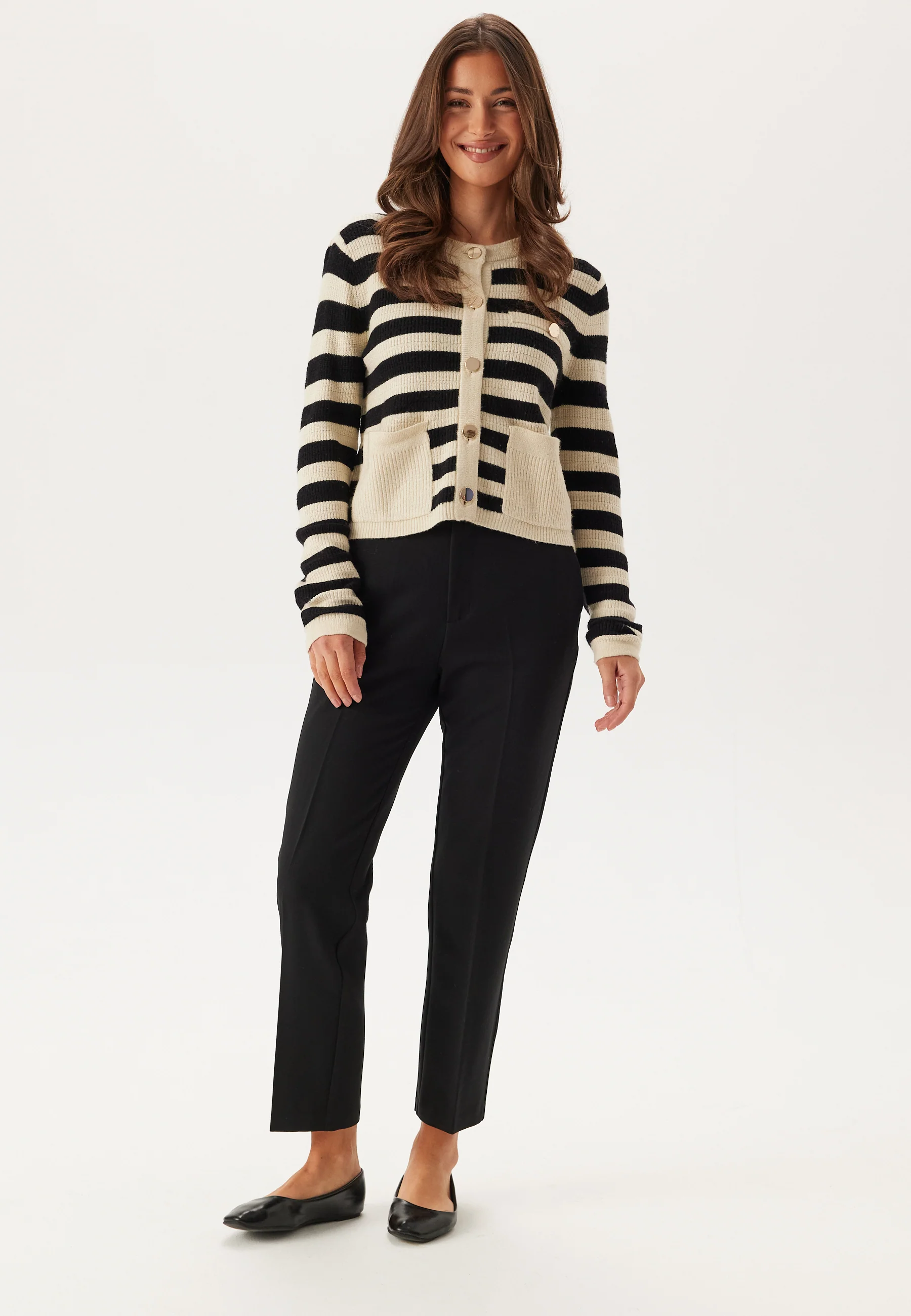 Vidrea L/S O-Neck Knit Cardigan - Image 3
