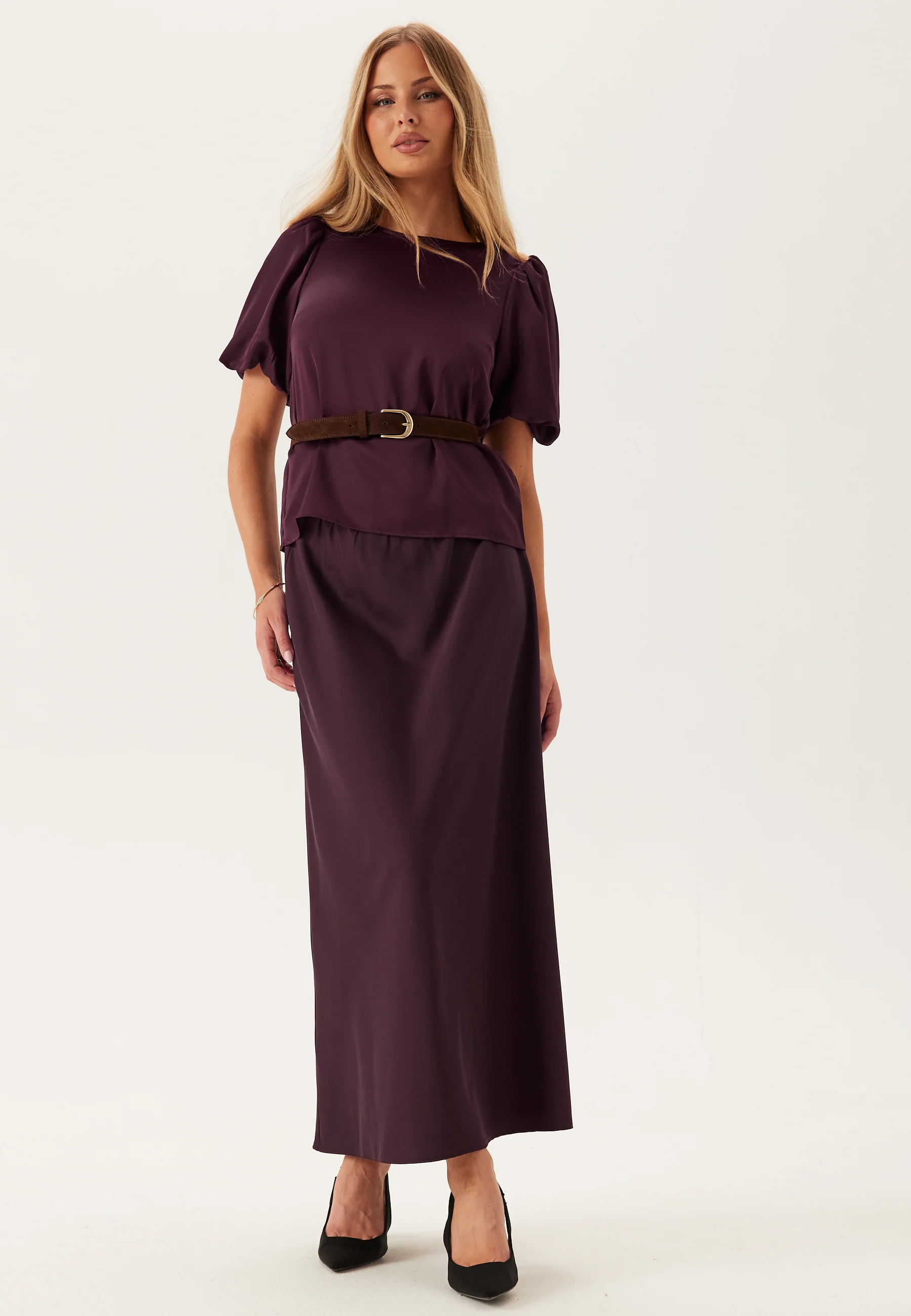 Viellette 2/4 SATIN PUFF TOP S - Image 3