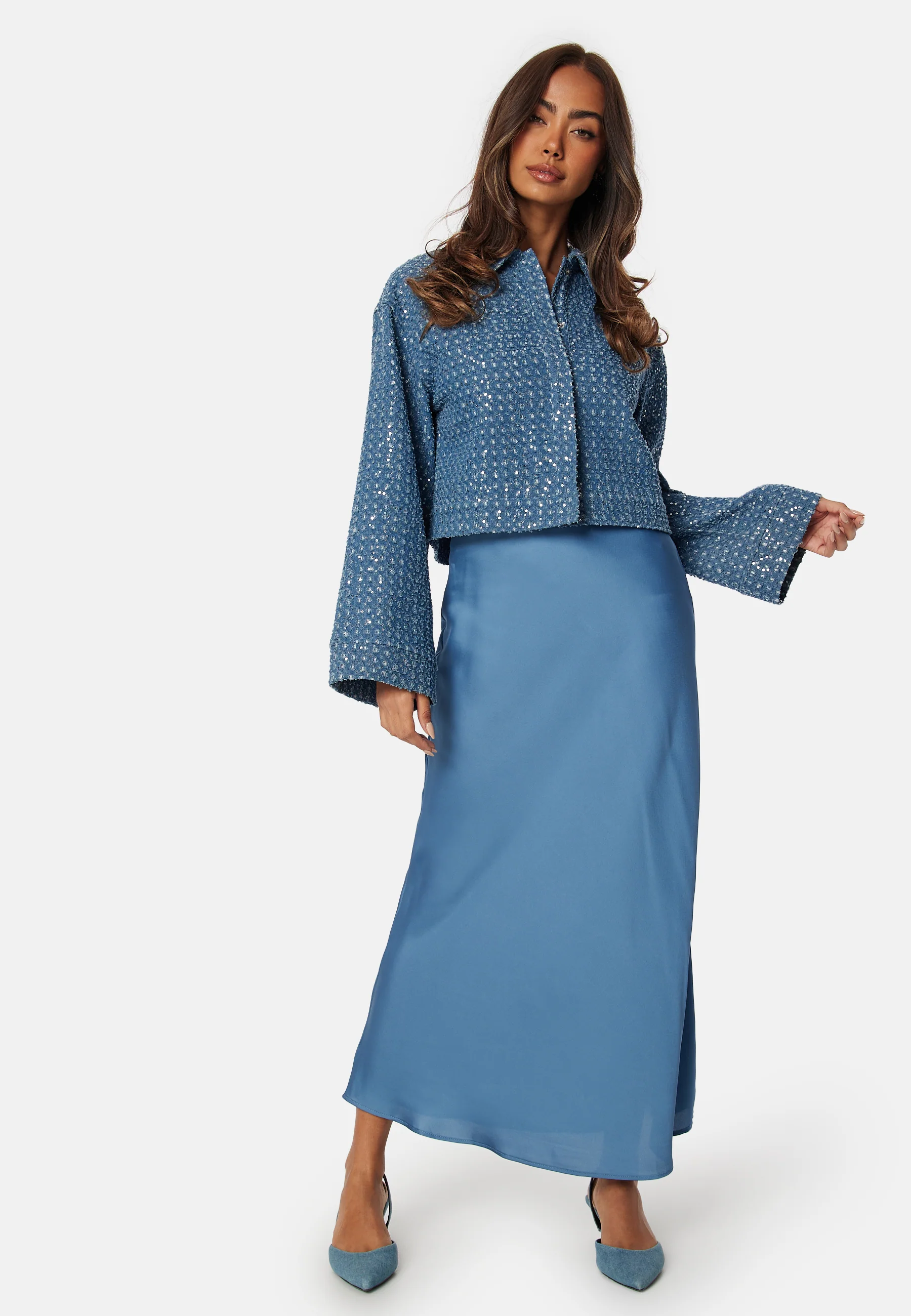 Viellette High Waist Long Skirt - Image 2