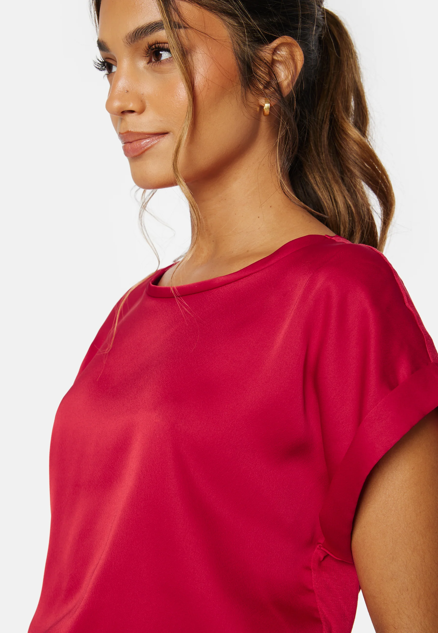 Viellette S/S Satin Top - Image 4