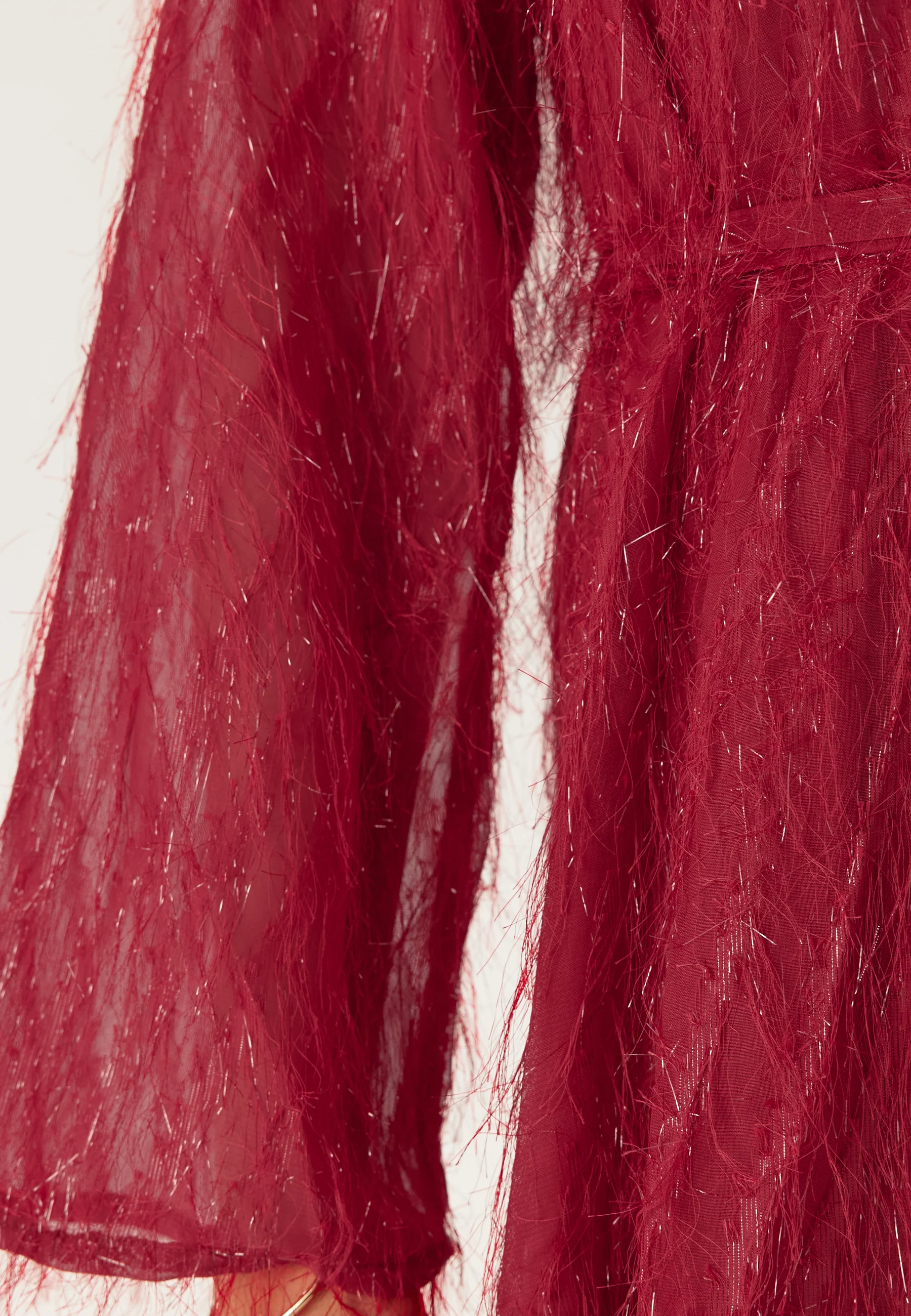 Vifeather L/S O-NECK SHORT DRE - Image 4