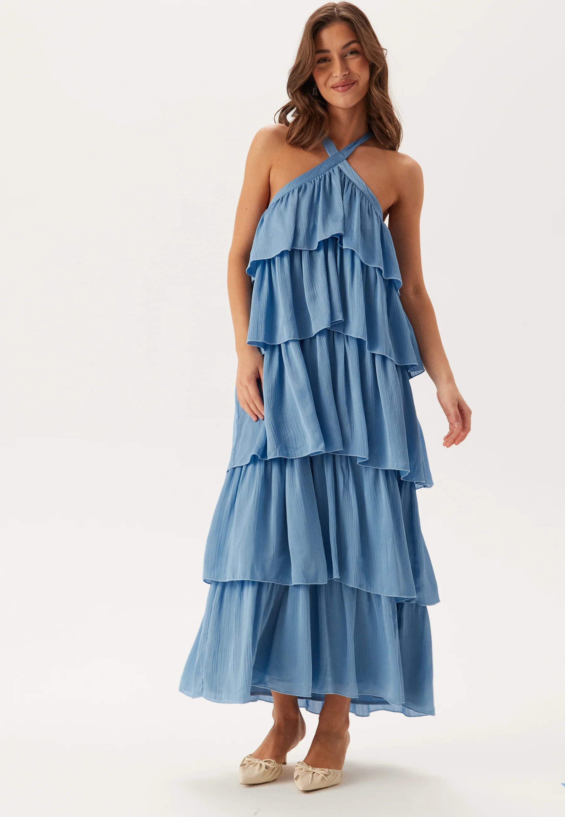 Vifiluka H/N S/L ANKLE DRESS