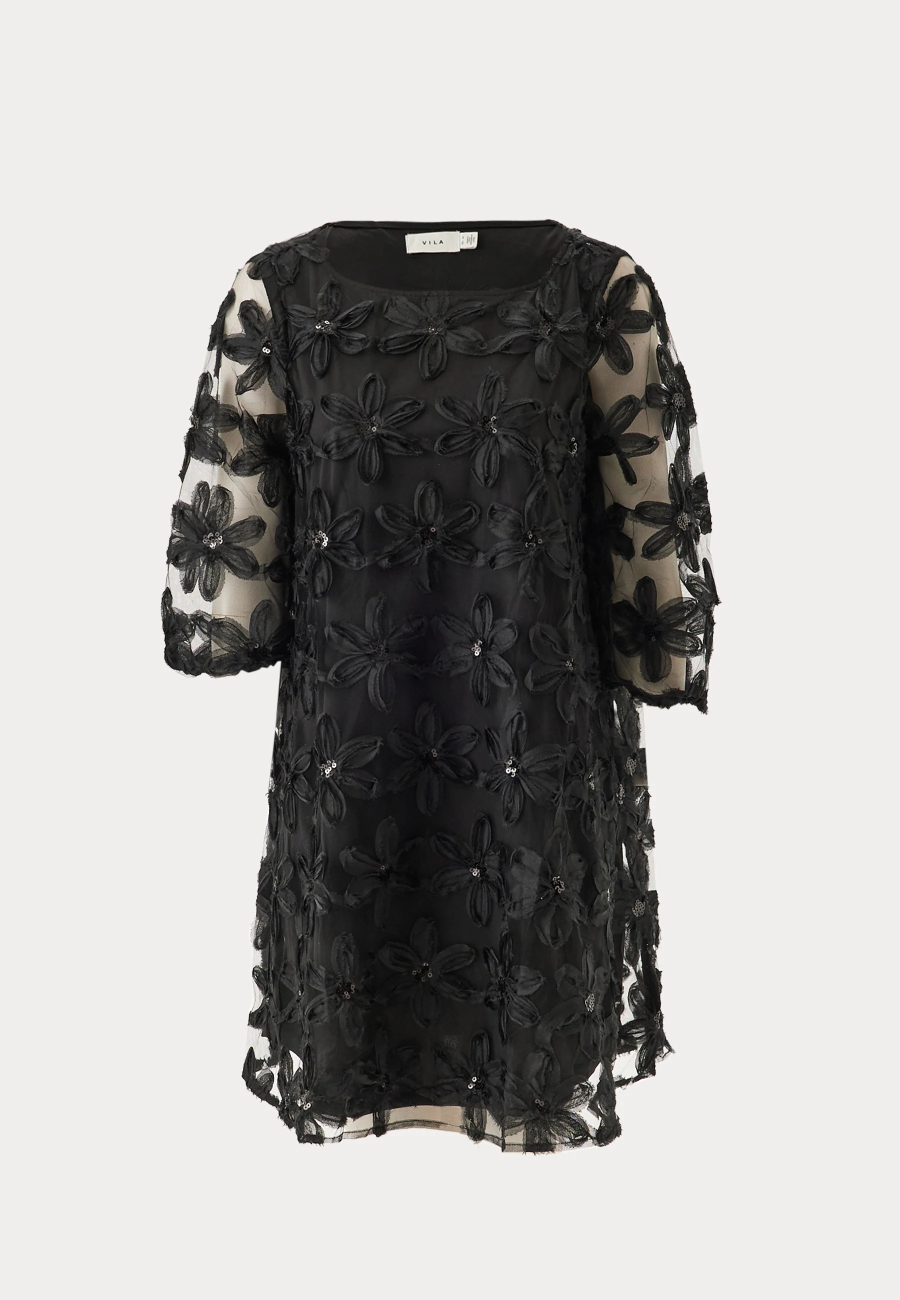Viflora 3/4 BOATNECK SHORT DRE - Image 5
