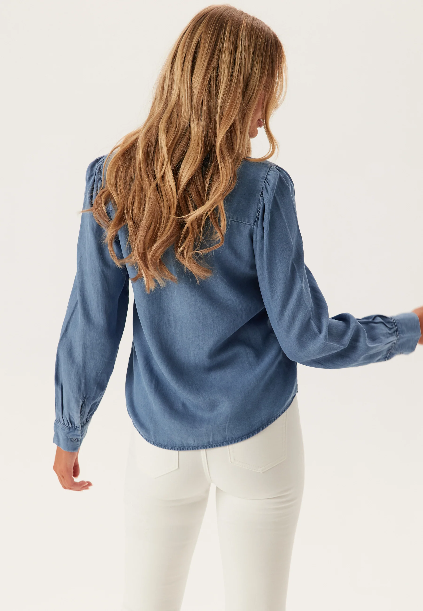 Vigivani L/S PLACKET DENIM SHI - Image 2