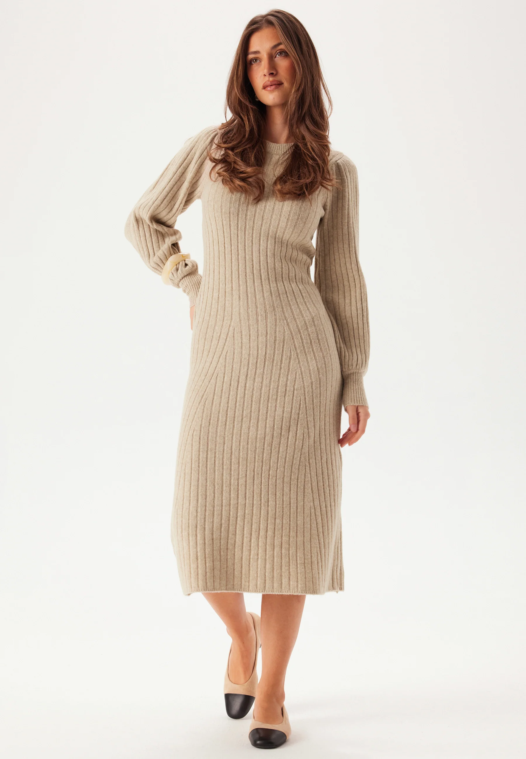 Vijacia O-neck L/S RIB KNIT MI