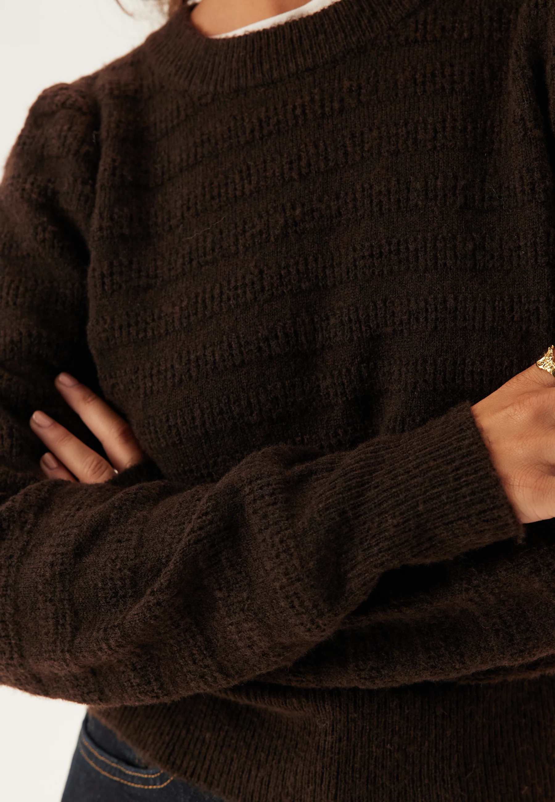 Vijayla O-neck L/S KNIT TOP - Image 4