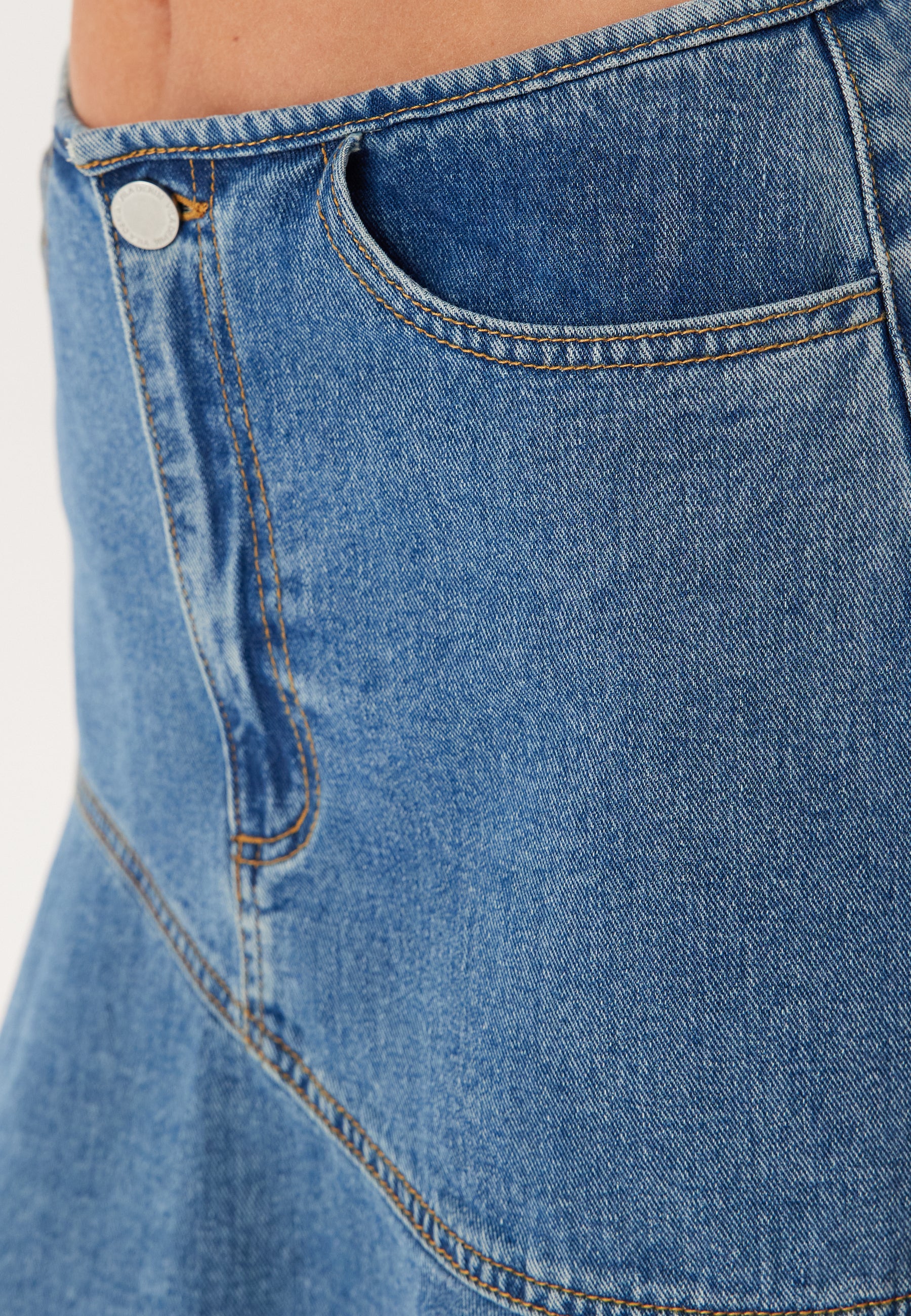 Vijessie Rw Short Denim Skirt - Image 5
