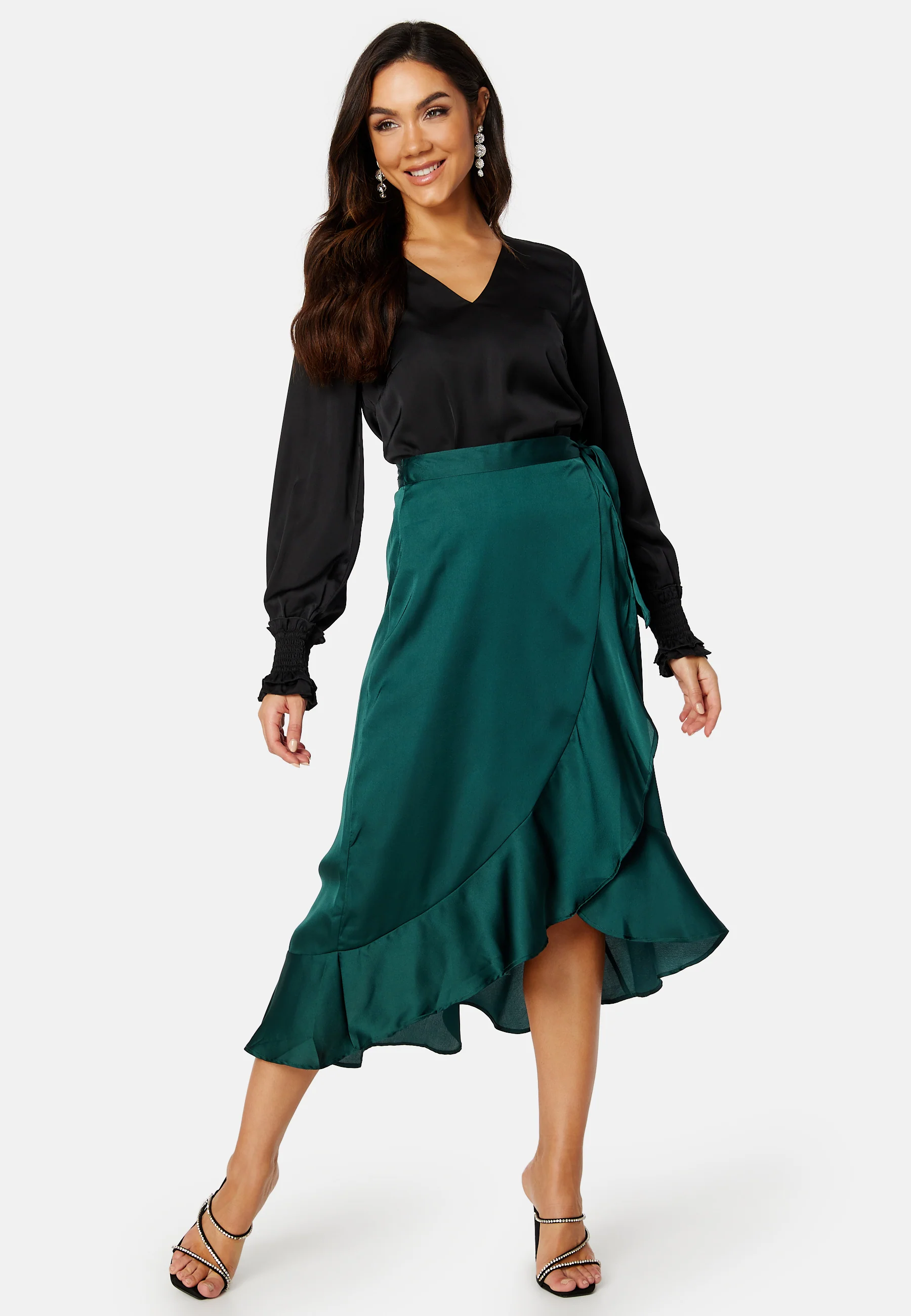 Villima satin skirt - Image 3
