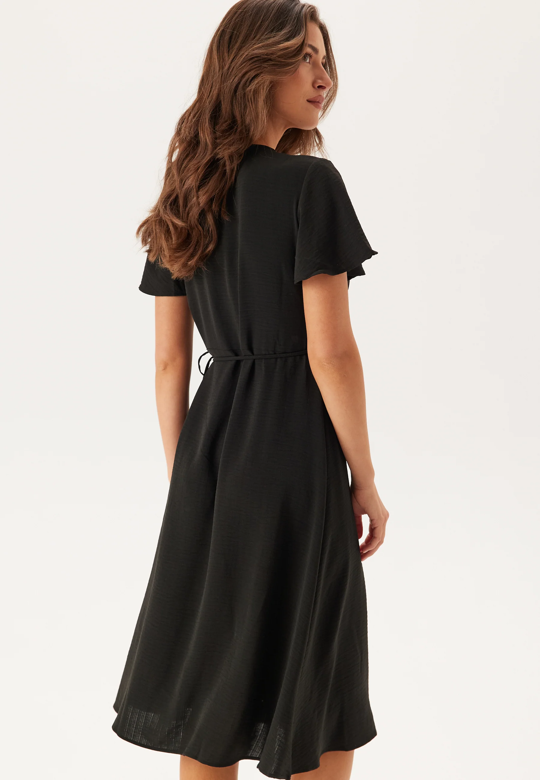 Vilovie S/S Wrap Midi Dress - Image 2