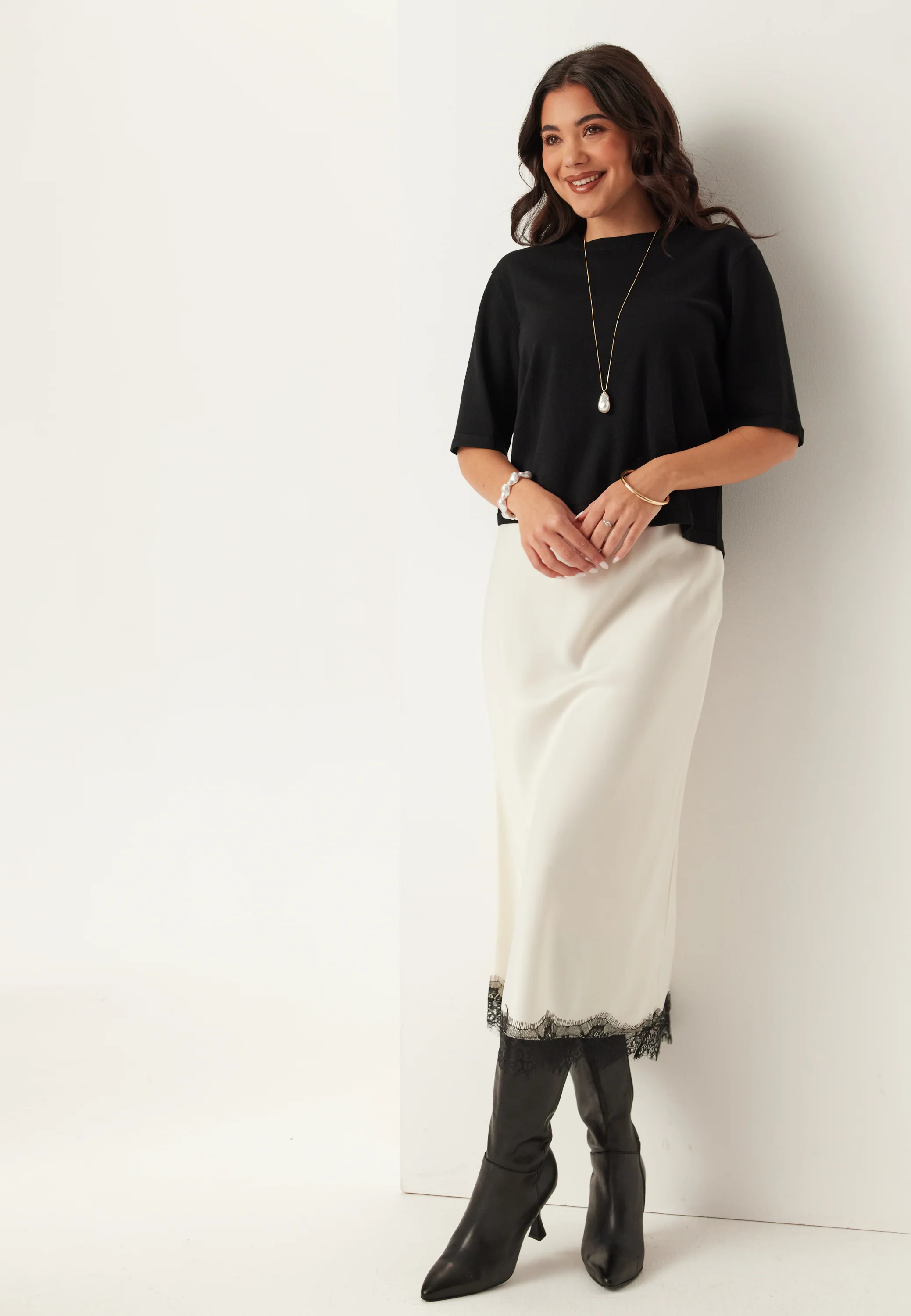 Vimalu O-neck 2/4 KNIT TOP - Image 3