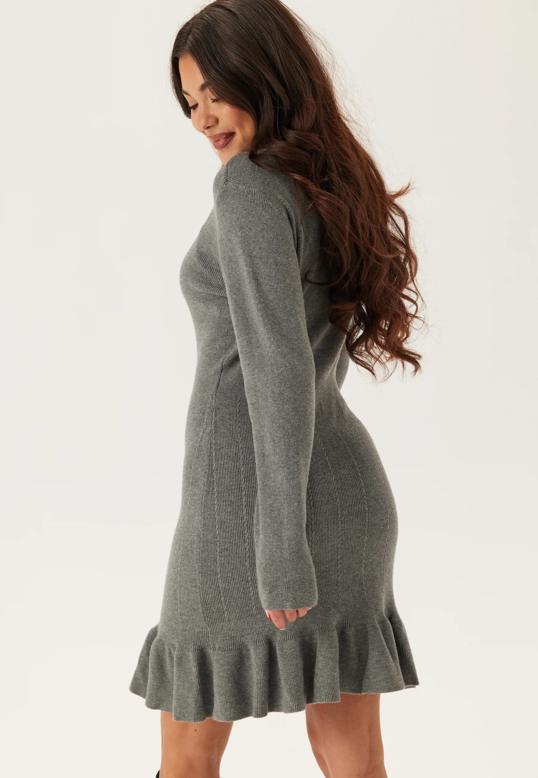 Vinorthy O-neck L/S FRILL KNIT - Image 2
