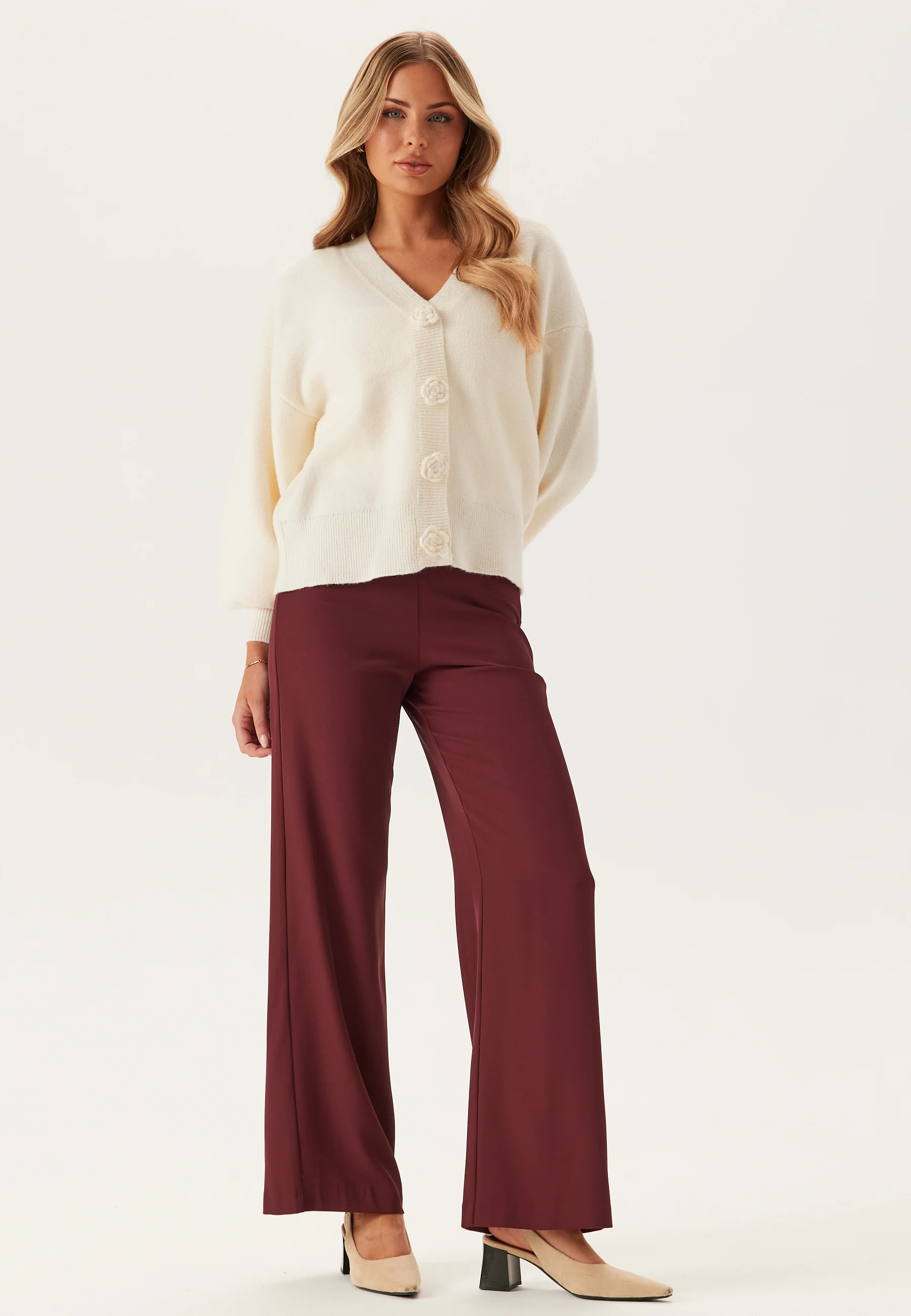 Viradia L/S ROSE CARDIGAN ROSE - Image 3