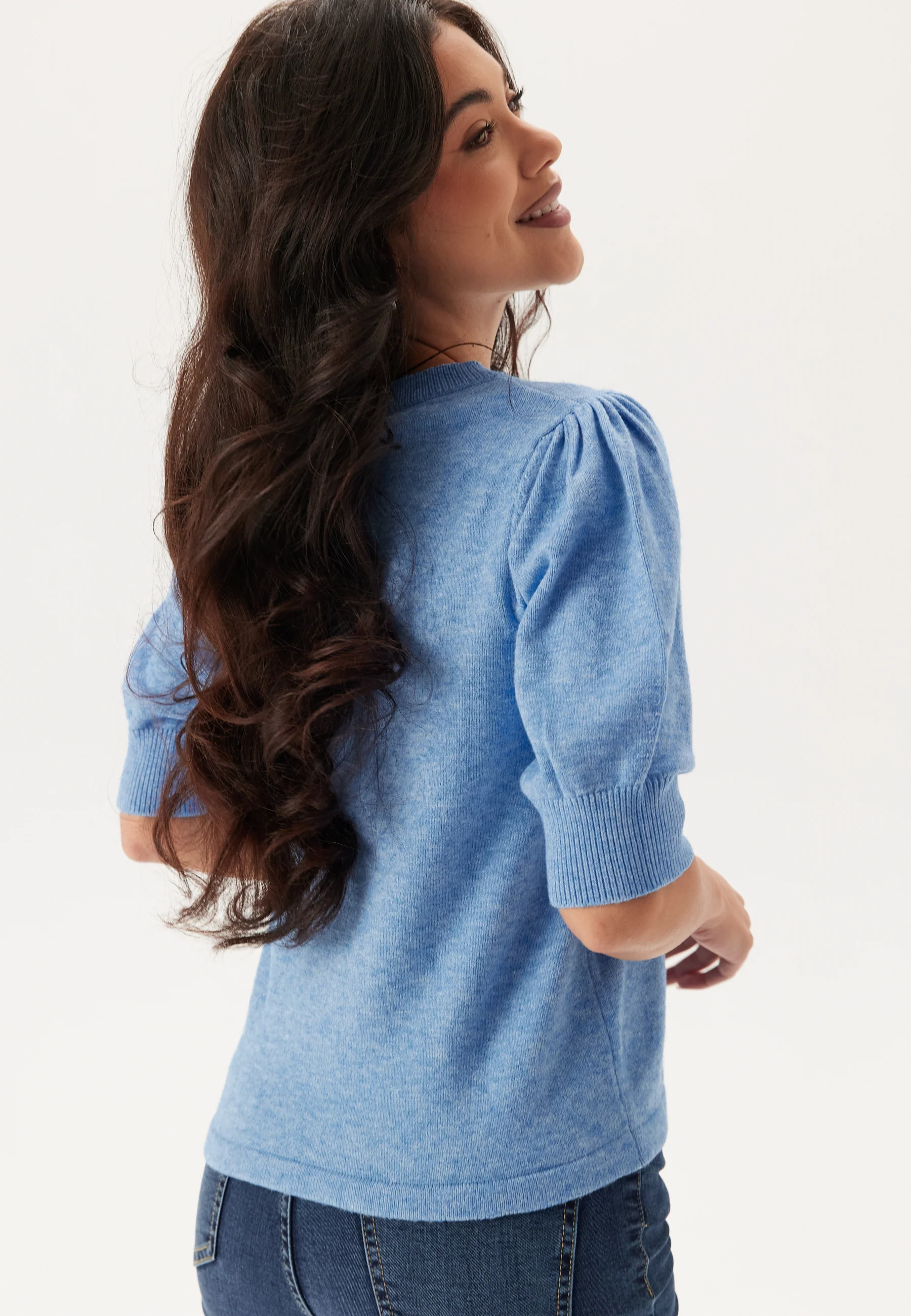 Viril 2/4 SLEEVE O-NECK KNIT T - Image 2