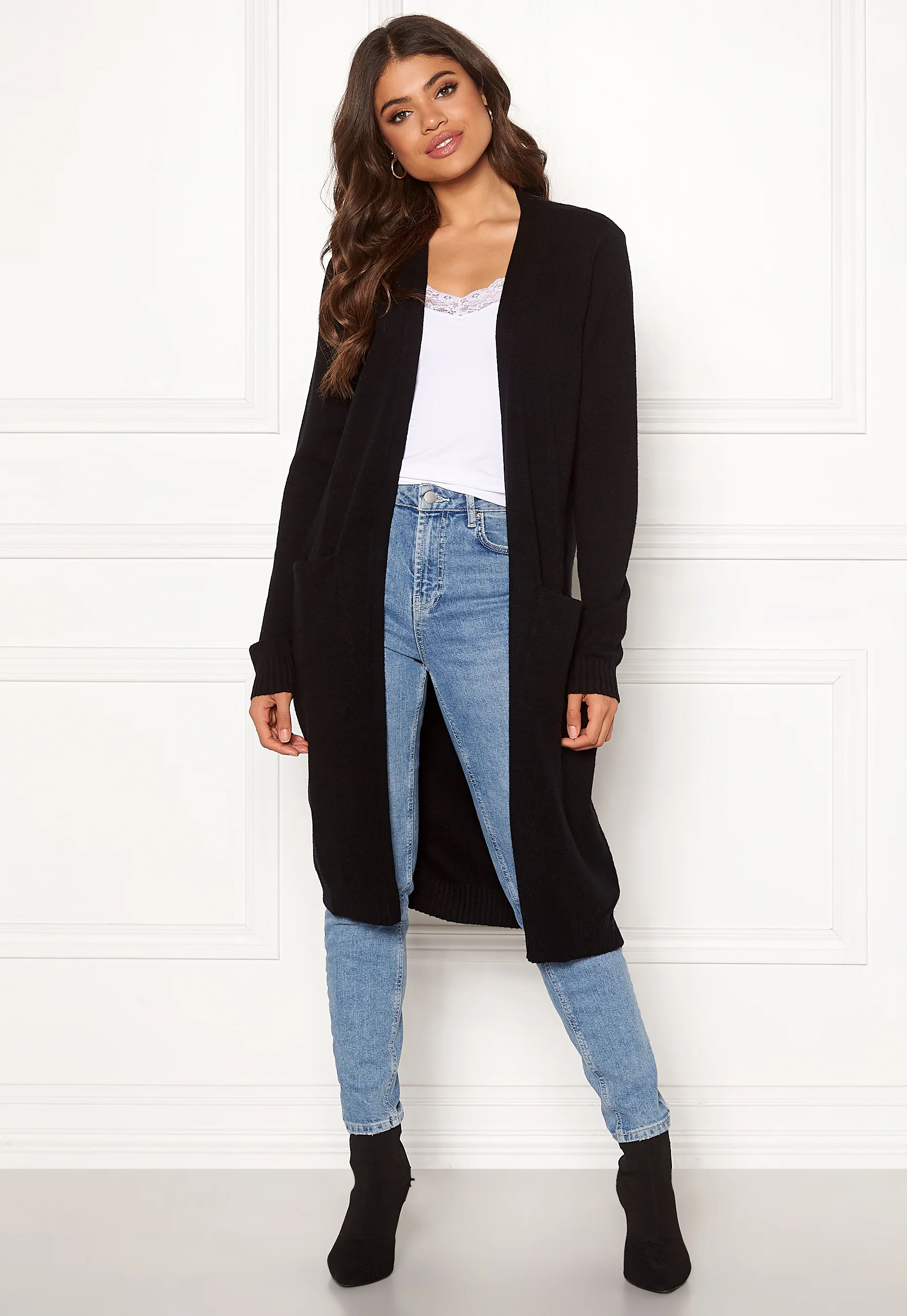 Viril Long Knit Cardigan - Image 2