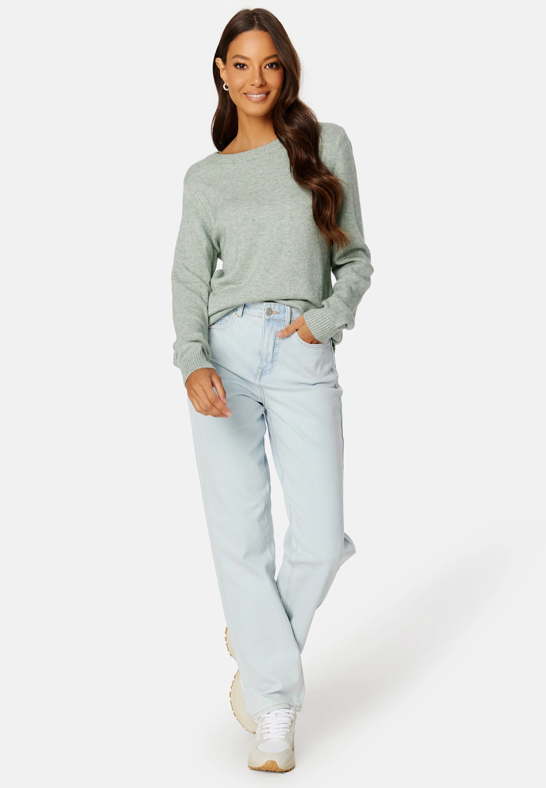 Viril O-neck L/S Knit Top - Image 2