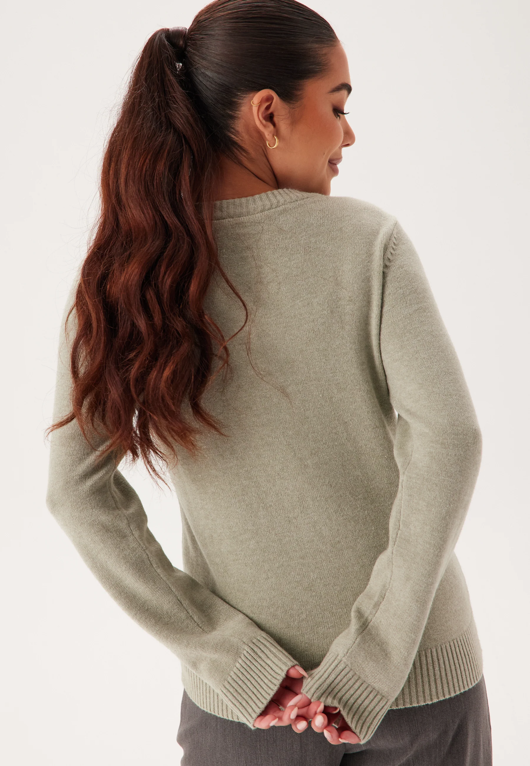 Viril O-neck L/S Knit Top - Image 2